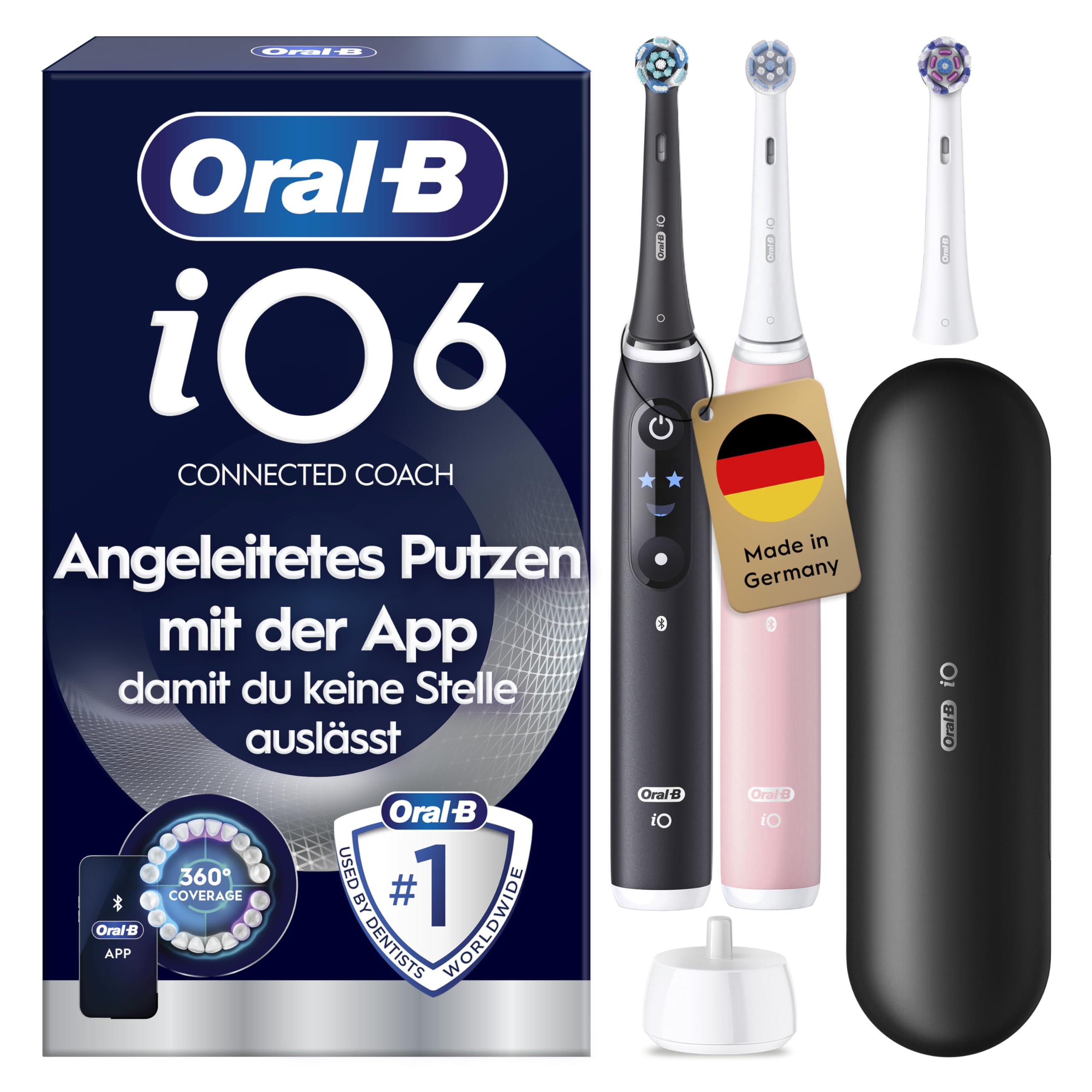 Oral-B iO Series 6 Elektrische Zahnbürste — Doppelpack