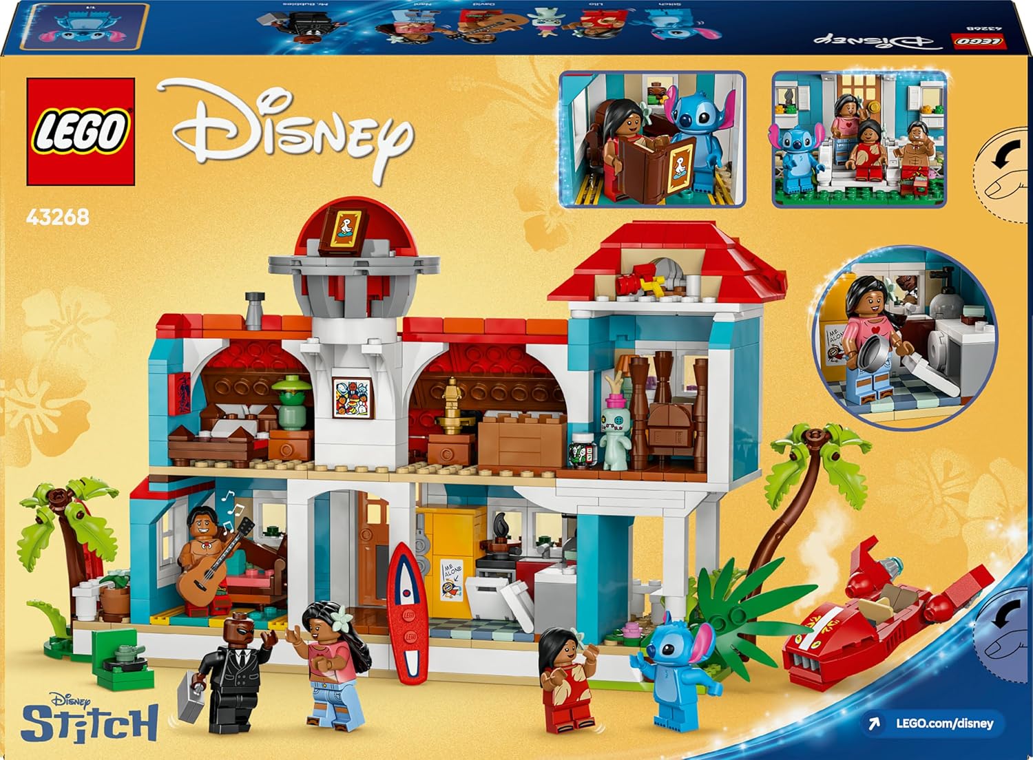 LEGO ǀ Disney Das Strandhaus aus „Lilo und Stitch“ 43268