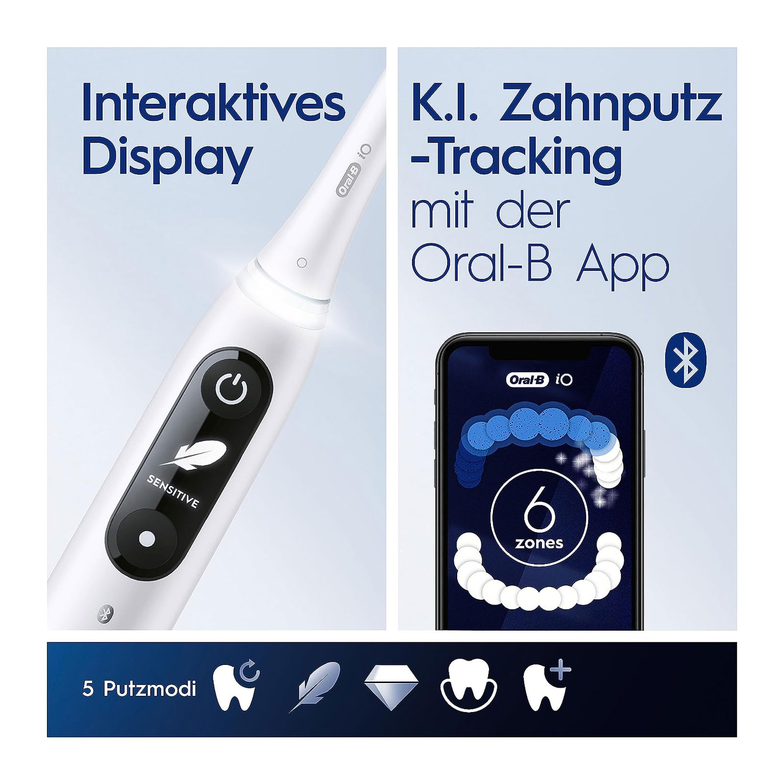 Oral-B Zahnpflegesystem Oral Health Center Oxyjet + iO6