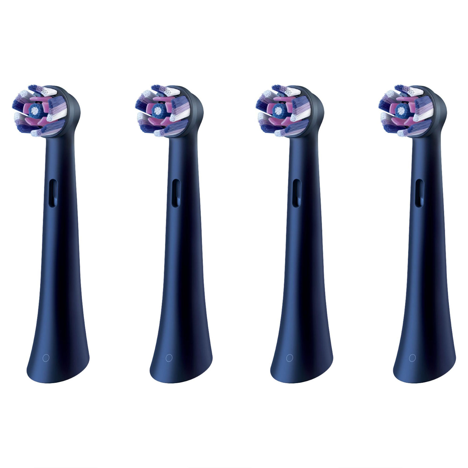 Oral-B iO Strahlendes Weiss, Original Aufsteckbürsten, Schwarz, 4er