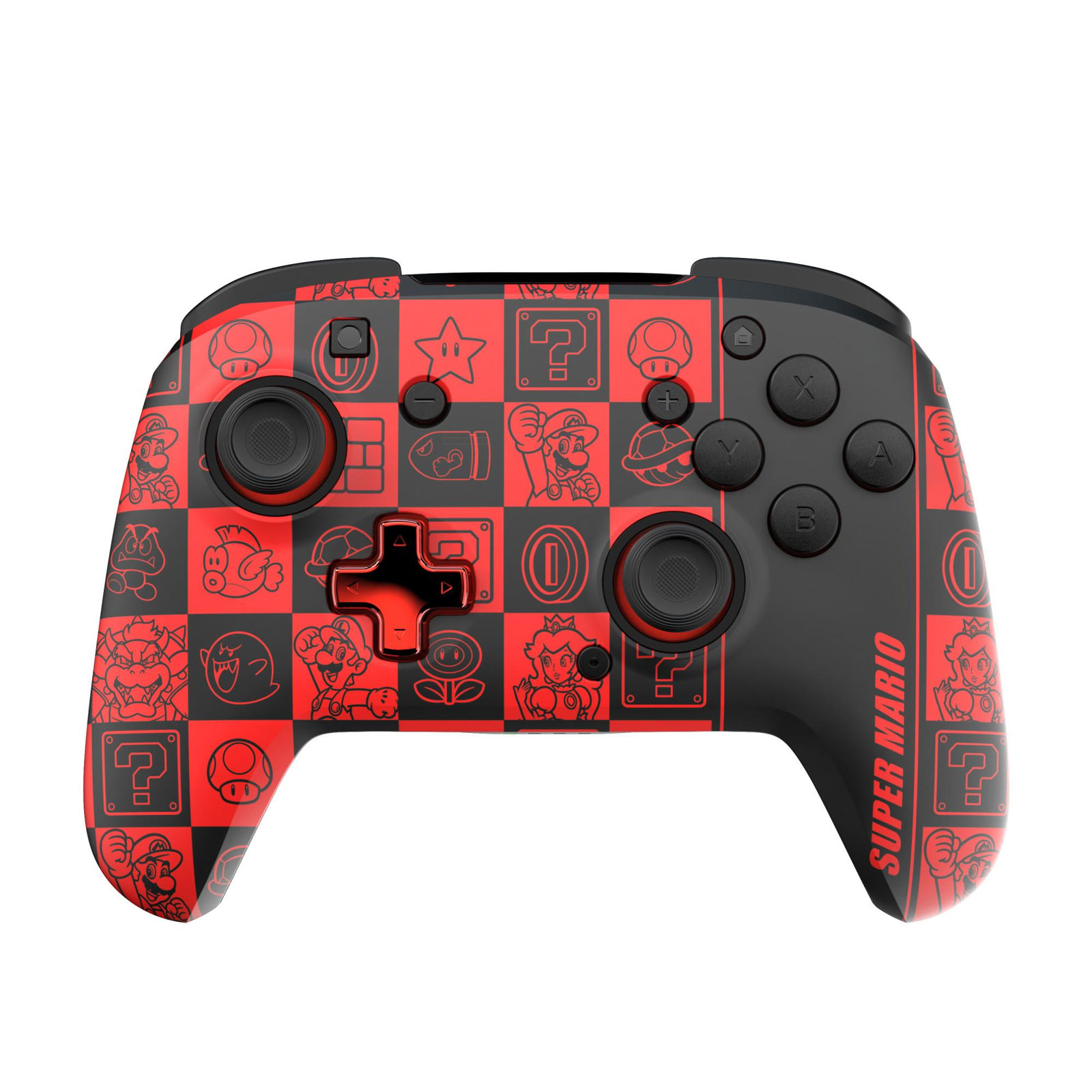 PDP Nintendo Switch 2 Controller Rematch Glow - Super Icon