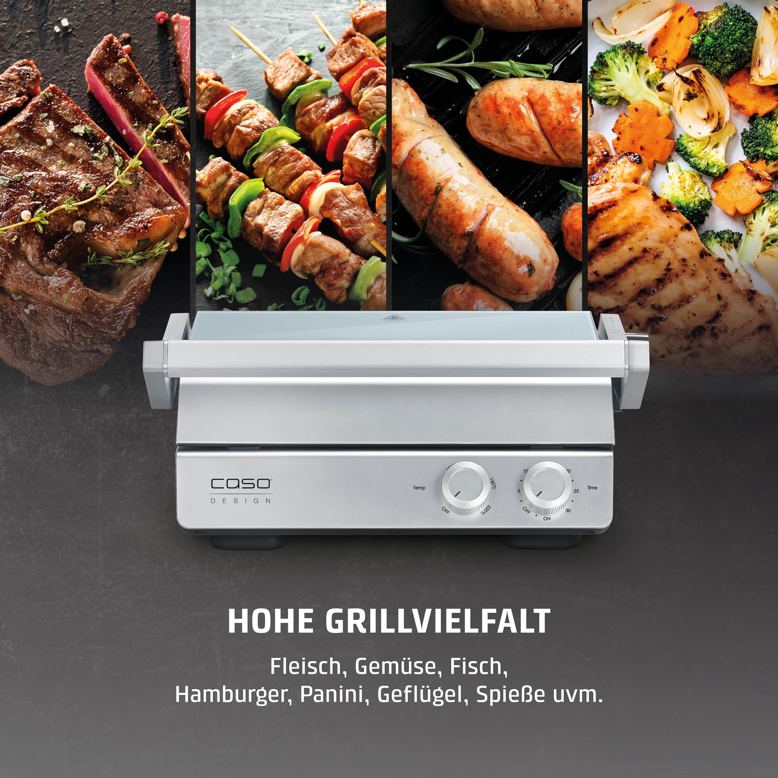 Caso 2837 SteakChef Kontaktgrill
