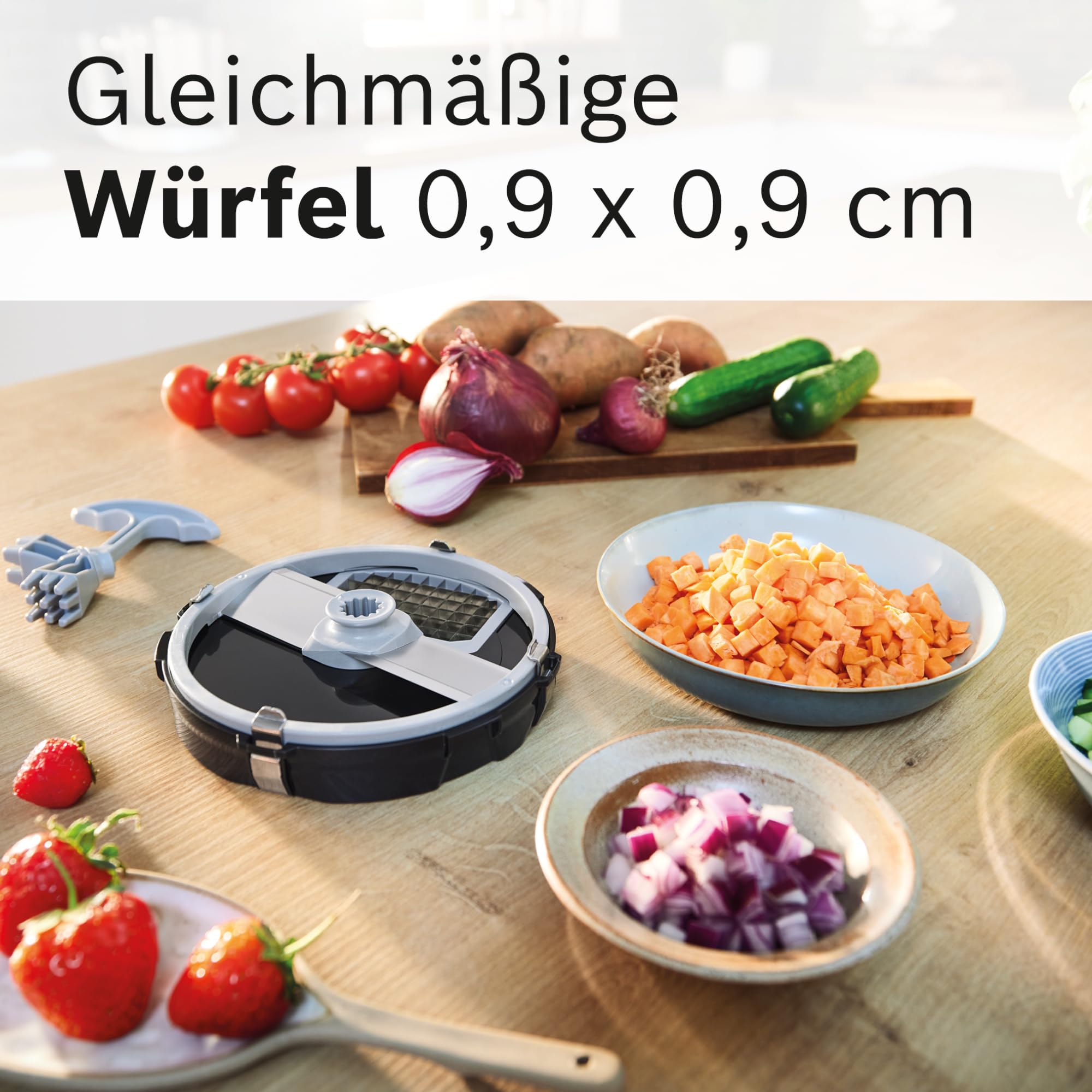 Bosch Würfelschneider, Zubehör für Küchenmaschine Serie 2 und 4
