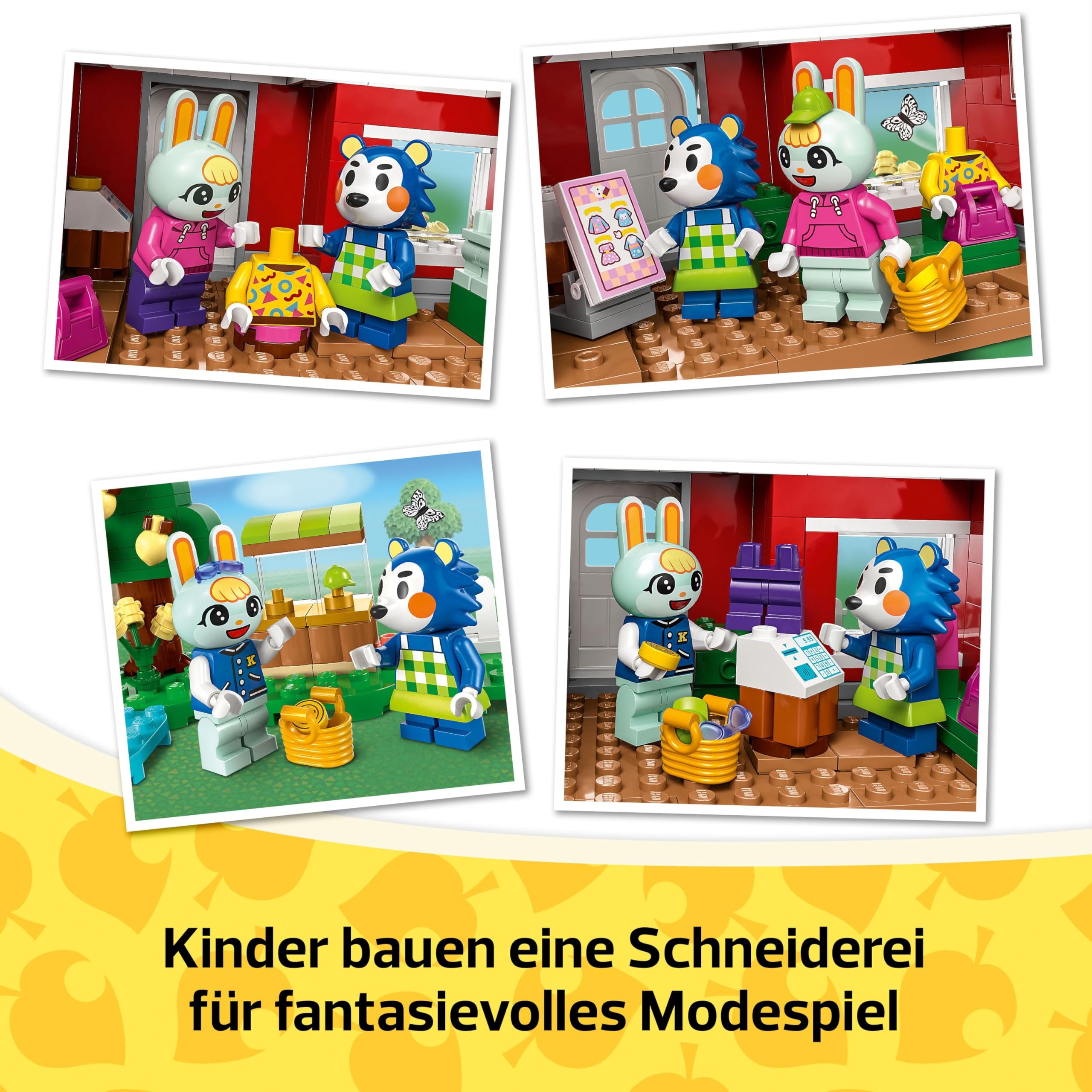LEGO Animal Crossing Die Schneiderei der Schneiderschwestern 77055