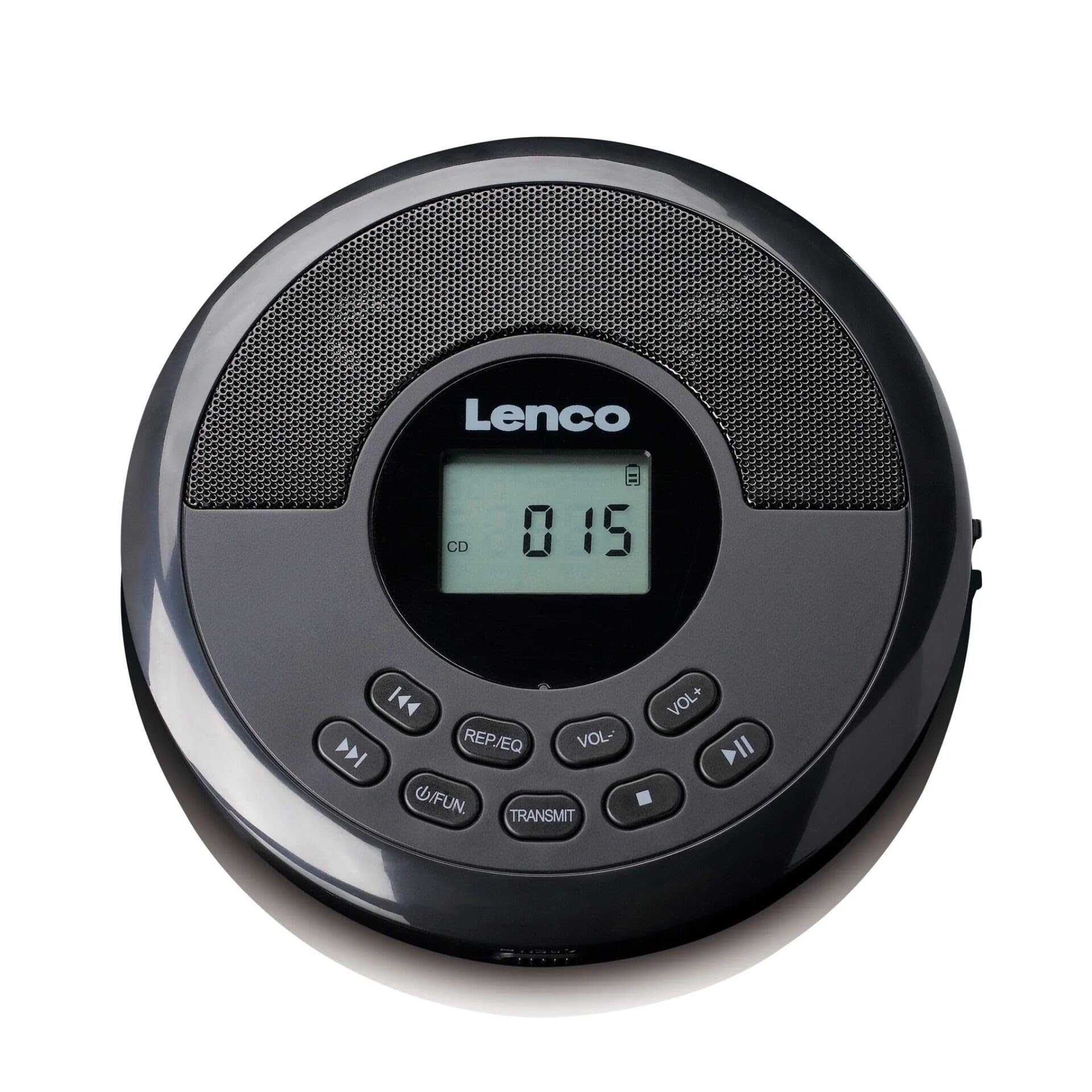 LENCO CD-340BK schwarz Tragbarer CD/MP3-Player Bluetooth Lautsprecher