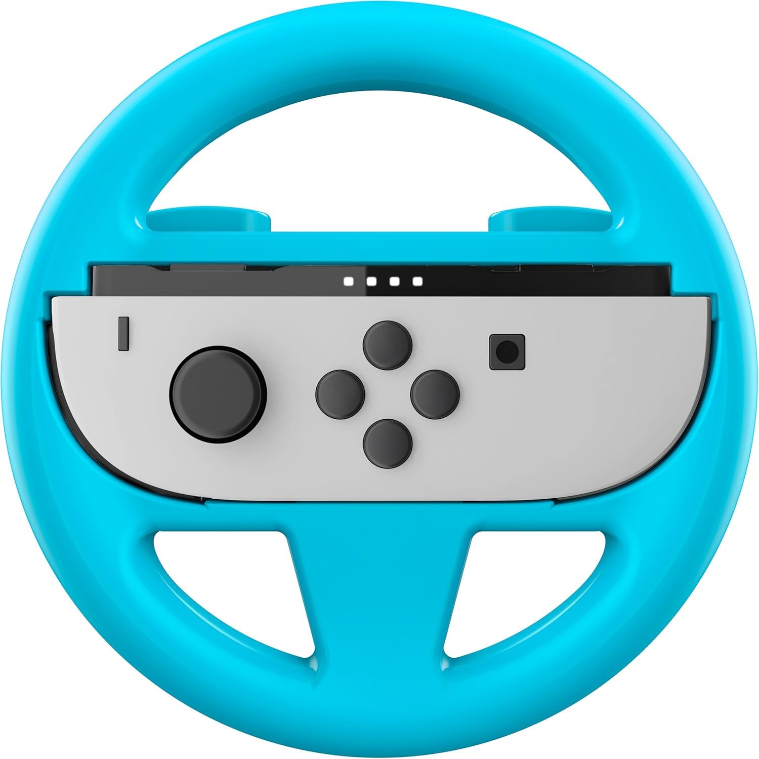 NNacon 2er-Set Lenkräder für Joycon für Switch 2 | 1 blau und 1 rot