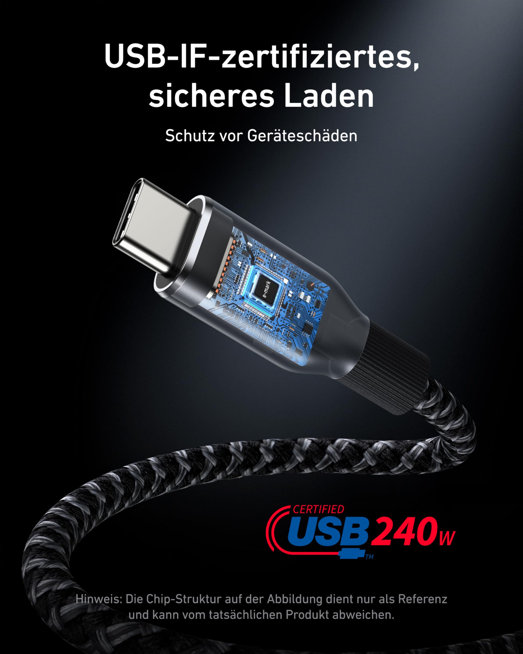 Anker Prime USB C auf USB C Kabel