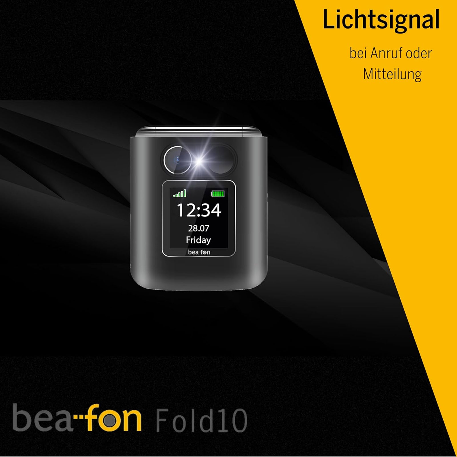 Beafon Fold 10 Schwarz Seniorenhandy Beafon Fold 10 Schwarz Seniorenhandy