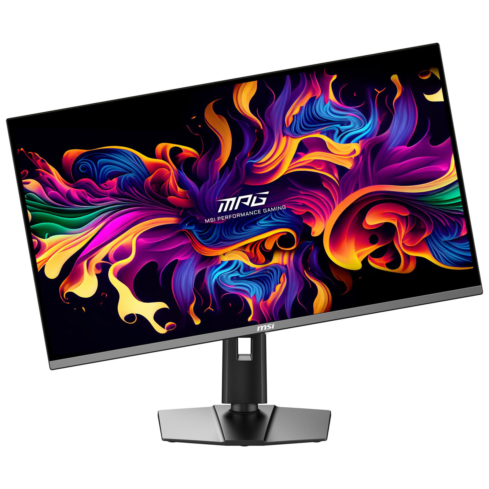 MSI Gaming-Monitor MPG 321URXDE, Schwarz, 31,5 Zoll, 4K, QD-OLED, 240 Hz, 0,03 ms (USB-Hub, HDMI, DisplayPort, höhenverstellbar, neigbar, schwenkbar, Pivot, VESA Adaptive Sync)