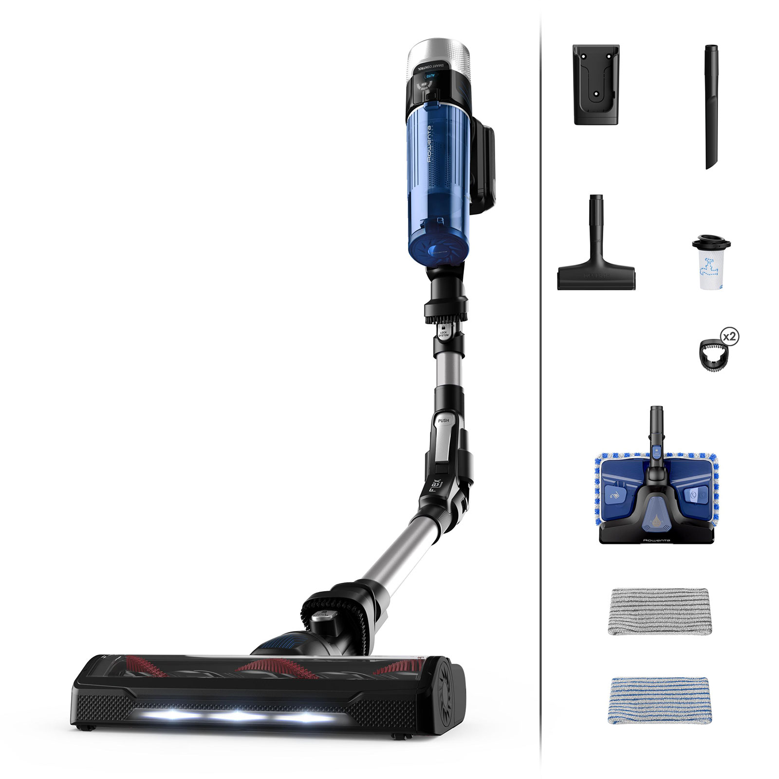 ROWENTA Handstaubsauger RH20C0 X-Force Flex 9.60 Aqua