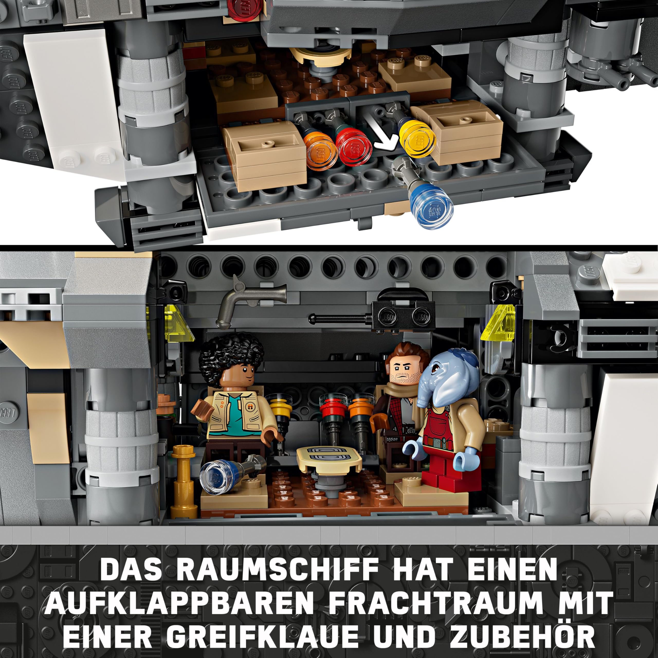 LEGO Star Wars: Skeleton Crew Die Onyx Cinder, Spielzeug-Sternenschiff
