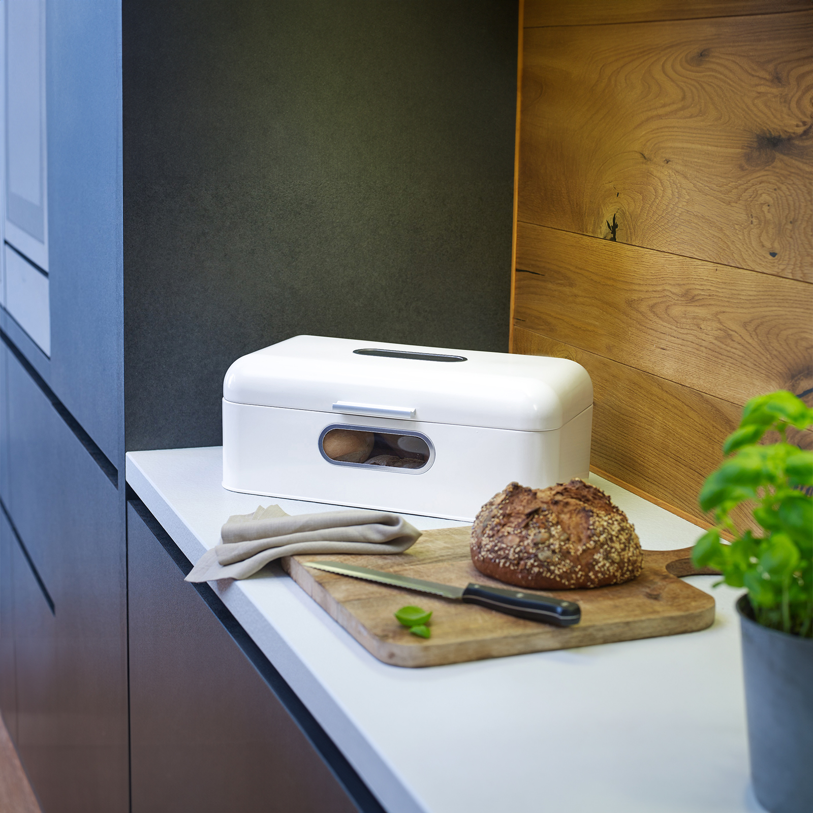 Echtwerk Brotkasten "Retro" aus Metall