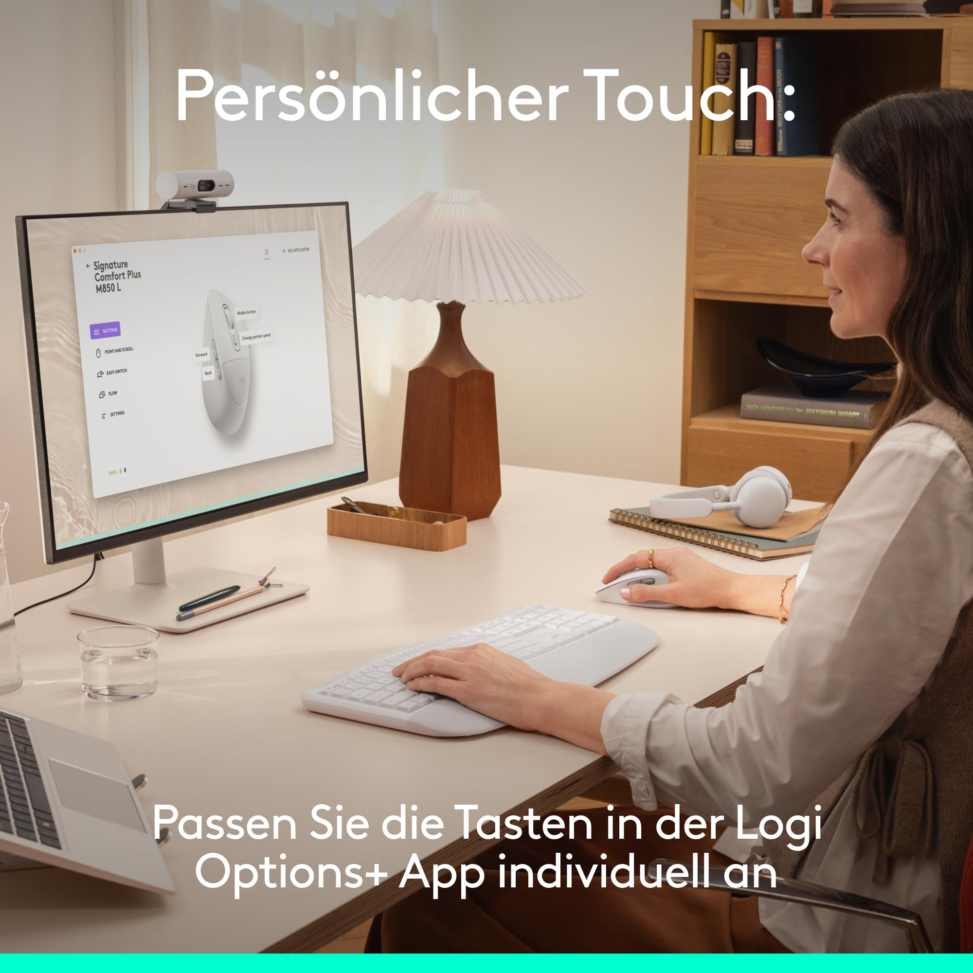 Logitech Signature Comfort Plus M850 L kabellose Maus