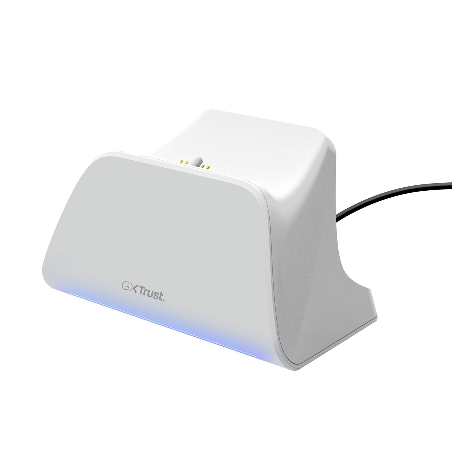 Trust GXT 255 Schnellladestation für PS5-Controller mit mehrfarbiger LED und Ladeanzeige, Schwarz