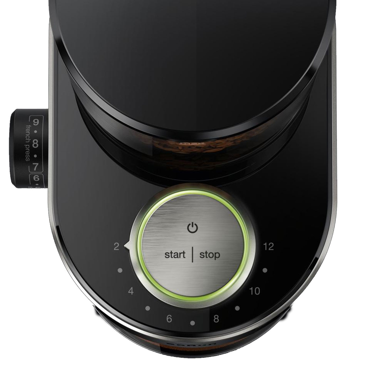 BRAUN KG 7070 FreshSet Kaffeemühle Edelstahl/schwarz