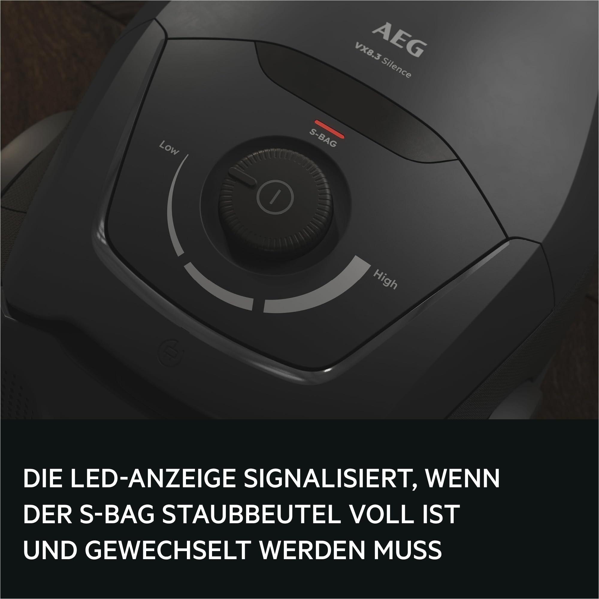 AEG Staubsauger mit Beutel, besonders leise 64 dB, kraftvolle 750 W