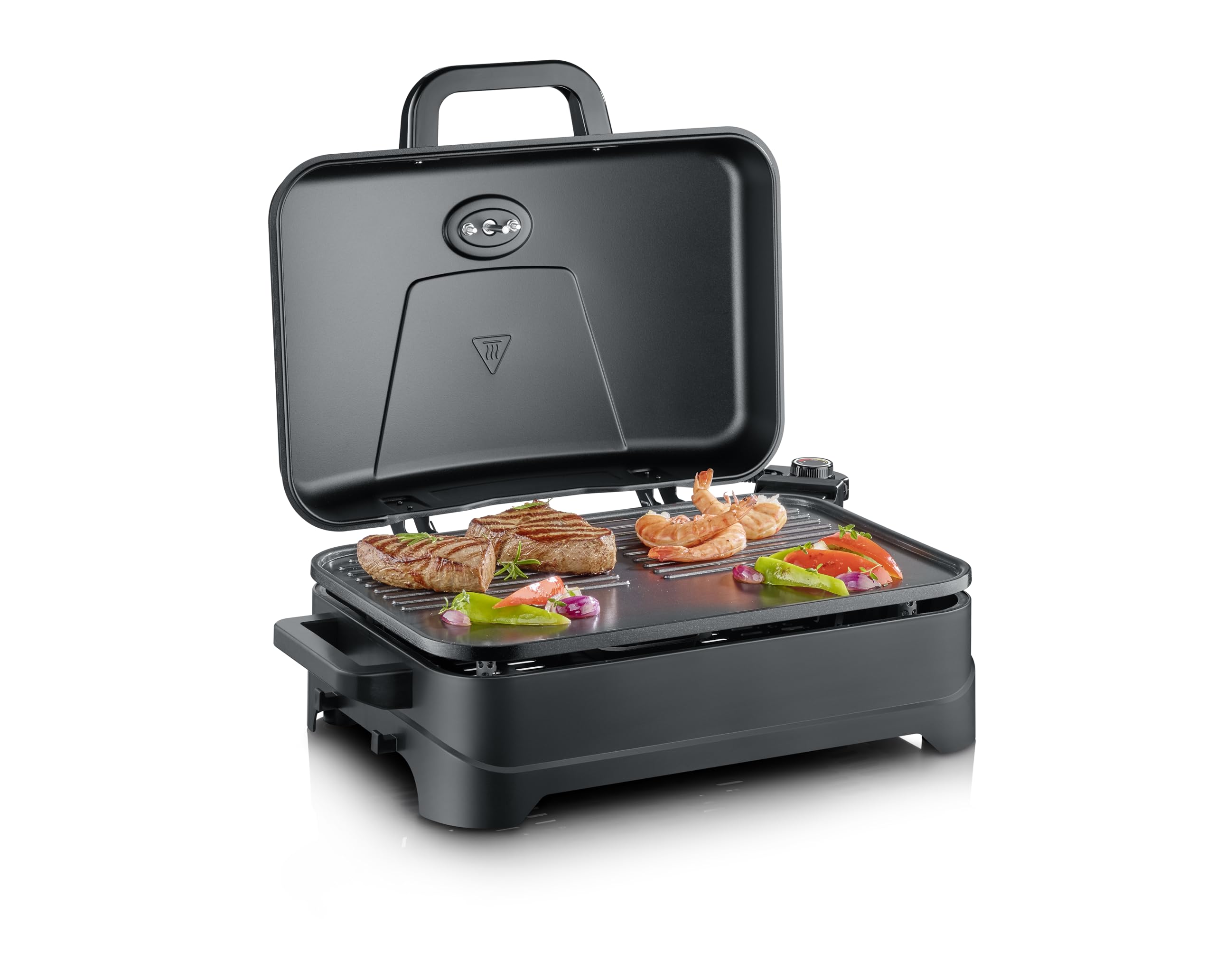 SEVERIN Elektrischer BBQ Grill mit Haube PG 8597