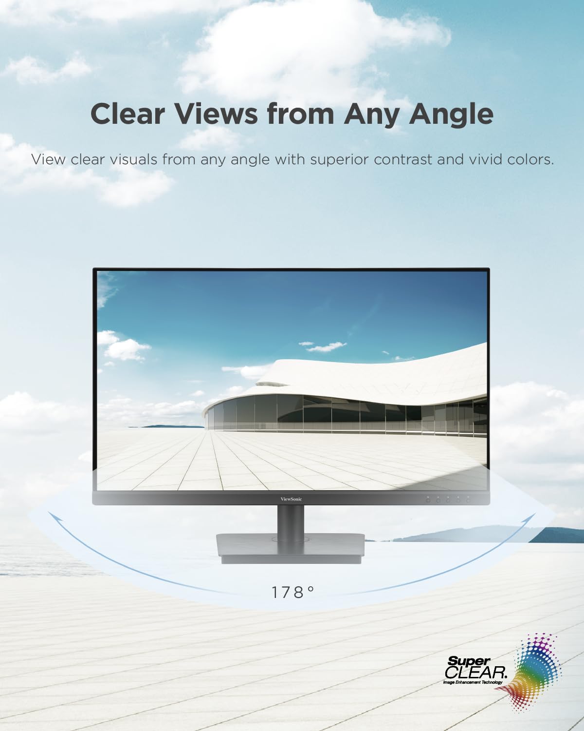 ViewSonic VA3208-4K-HD 32 Zoll 4K UHD Monitor mit HDR 10