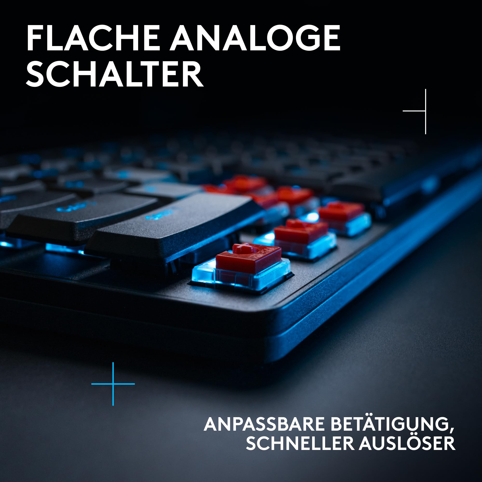 Logitech G G515 Rapid TKL Flache kabelgebundene Gaming-Tastatur