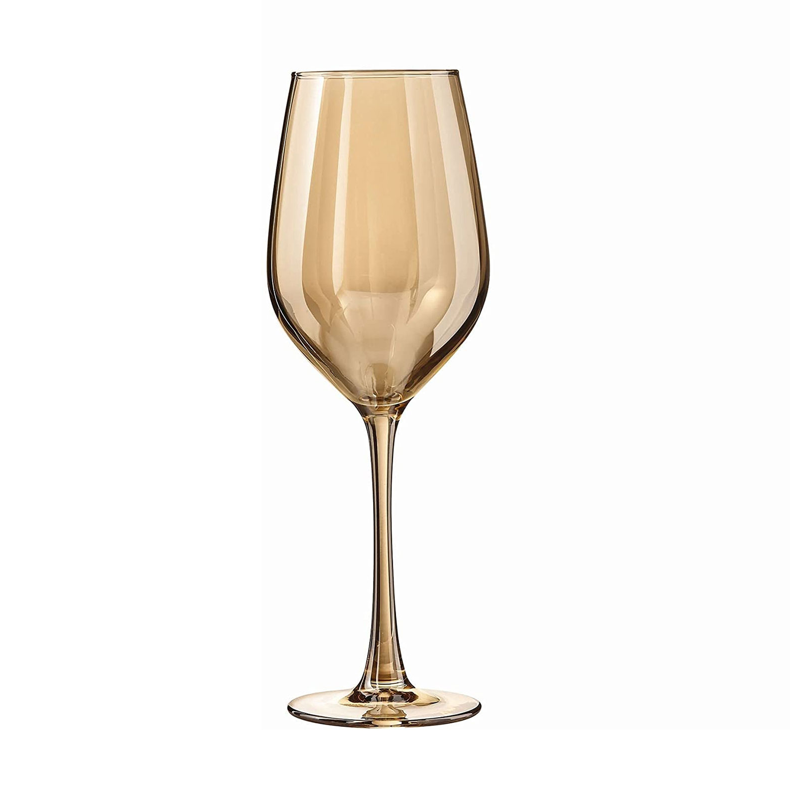 CreaTable, 23520, Serie GLAMOUR Roségold, Weinglas 4 teilig