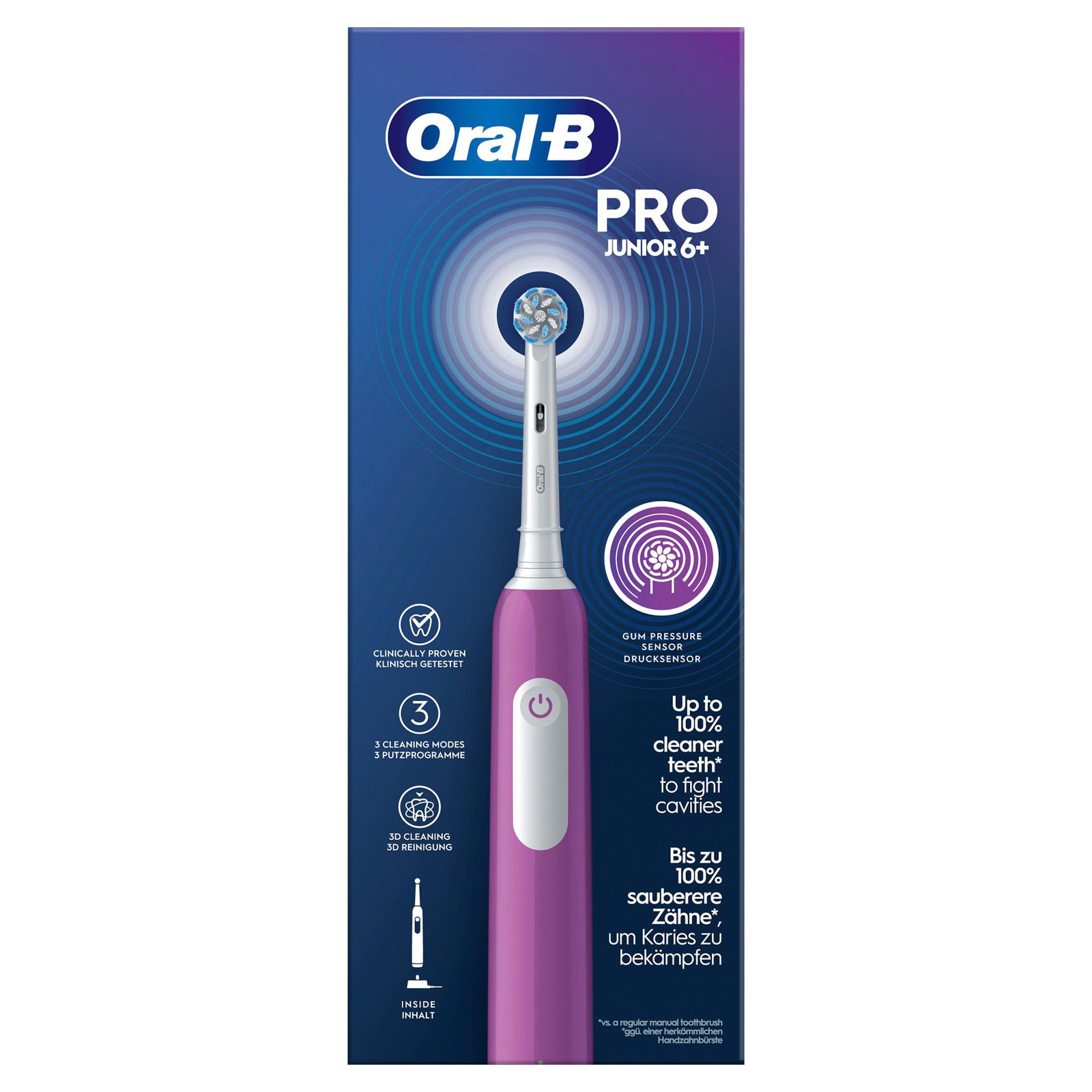 Oral-B Zahnbürste Pro Junior Purple