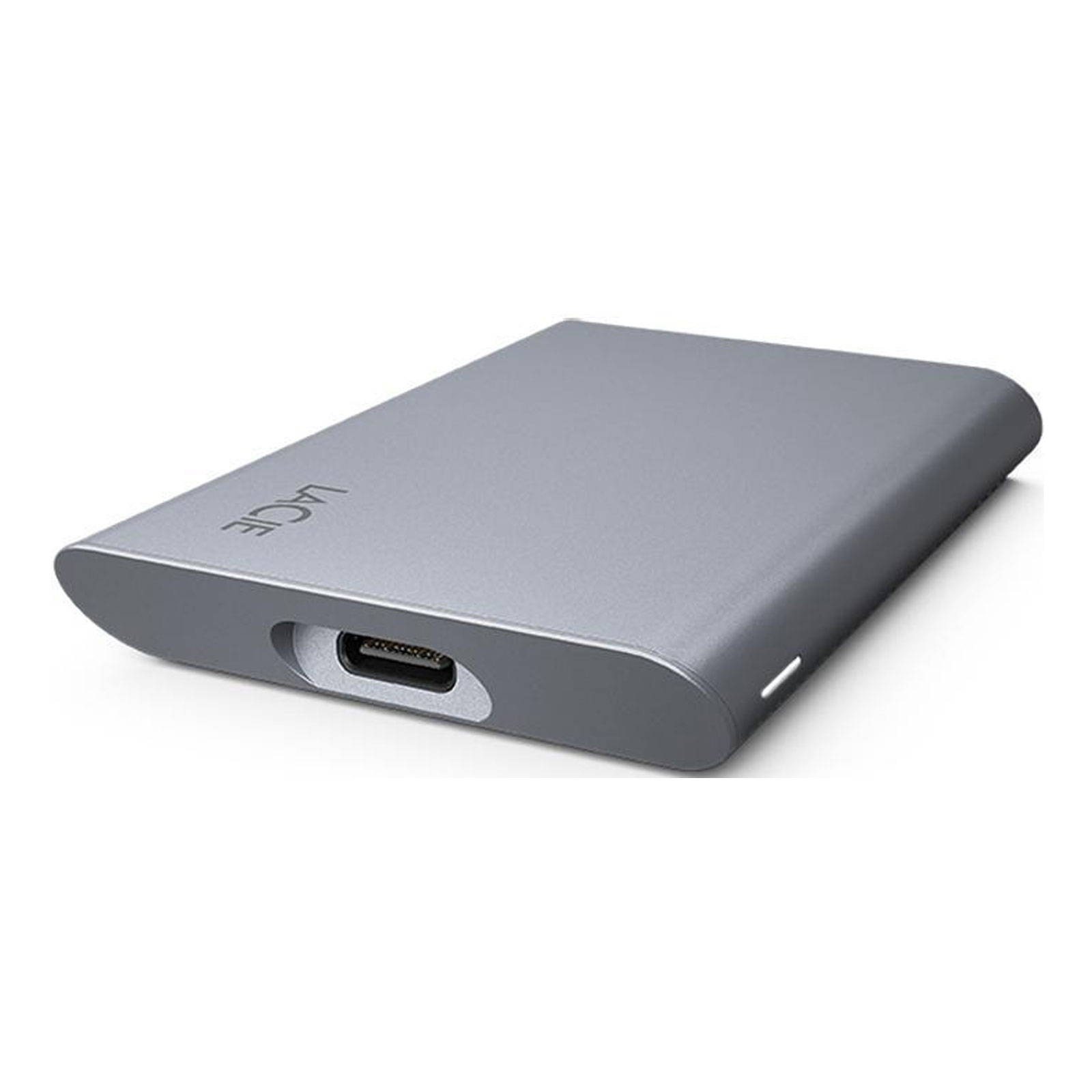 LACIE Mobile SSD Secure 1 TB, USB-C, Silber (iPad, macOS, STKH1000800)