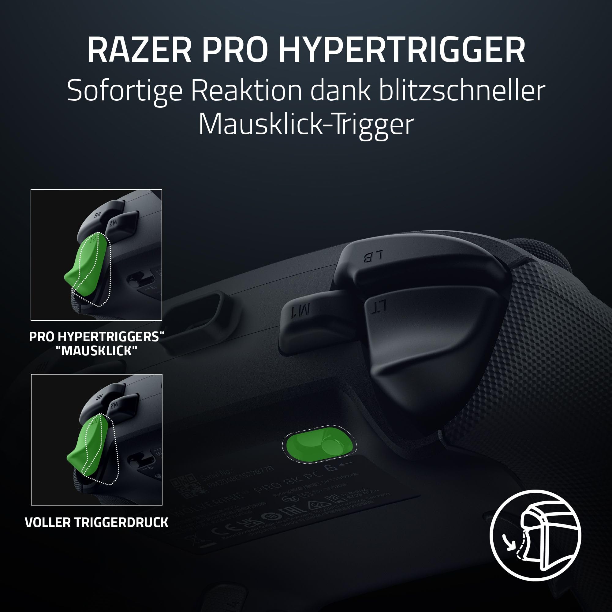 Razer Wolverine V3 Pro 8K PC - Kabelloser E-Sport-Controller