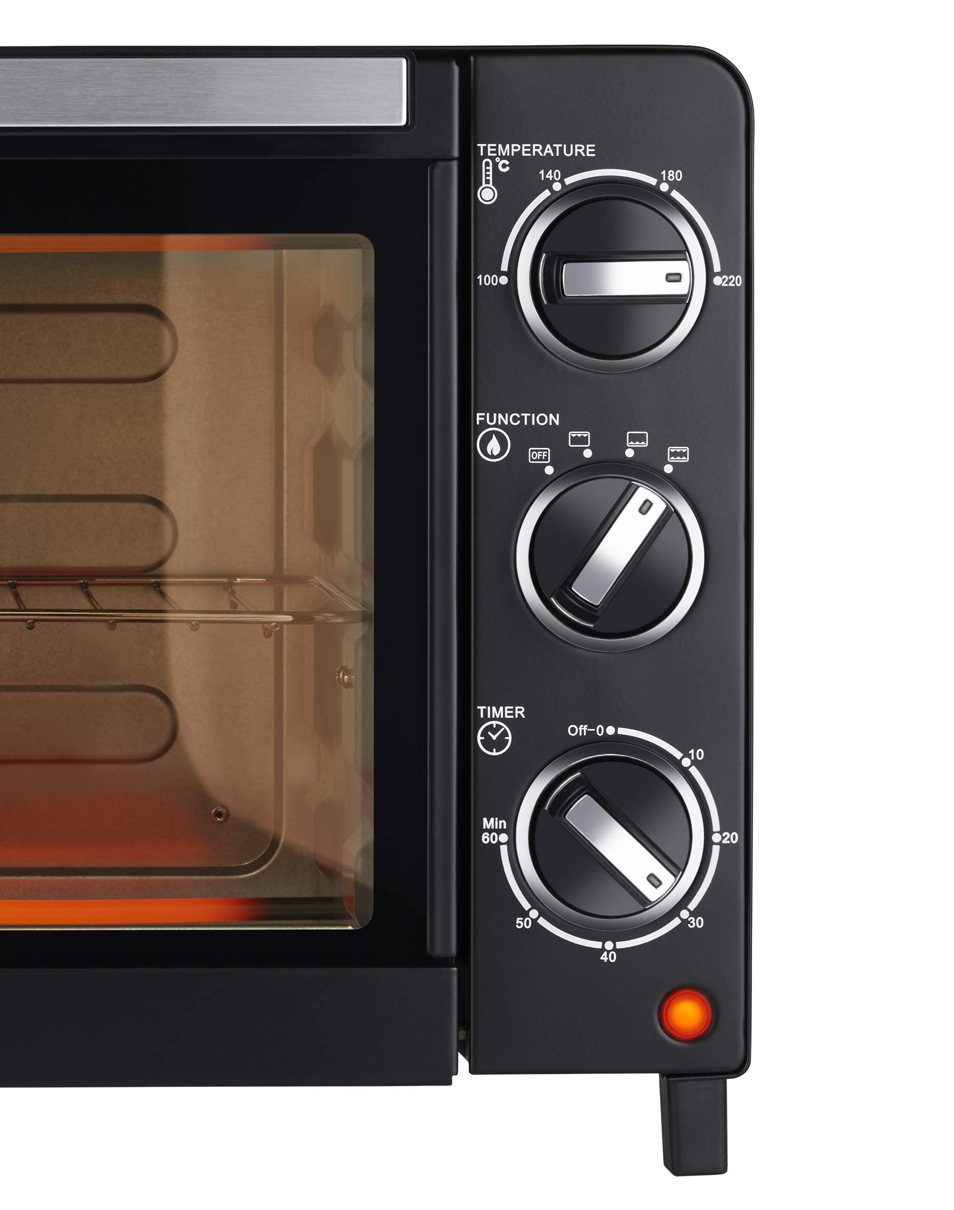 UNOLD 68875 Ofen Allround - Schwarz, 1.200 W