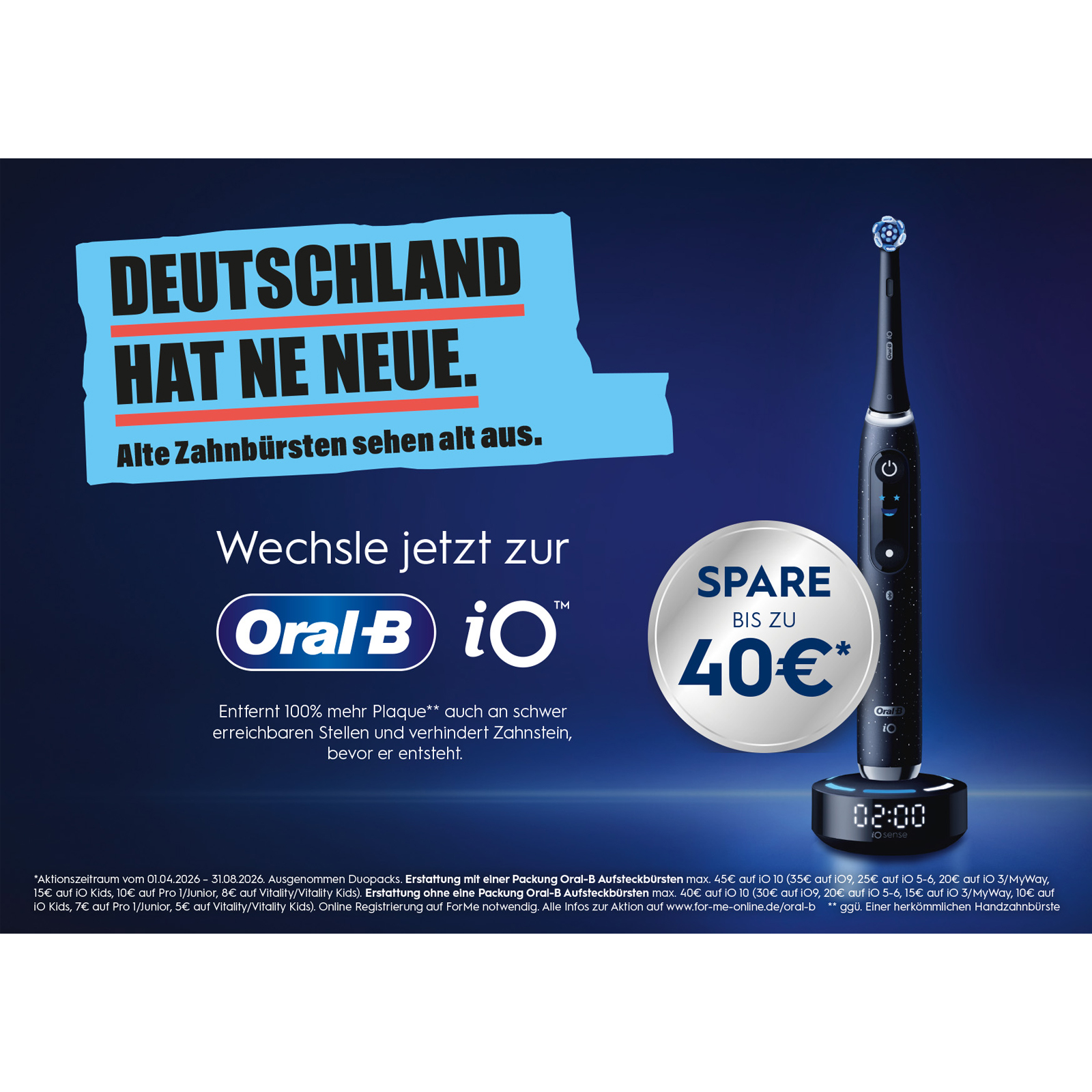 Oral-B Zahnbürste iO 3 Matt Black