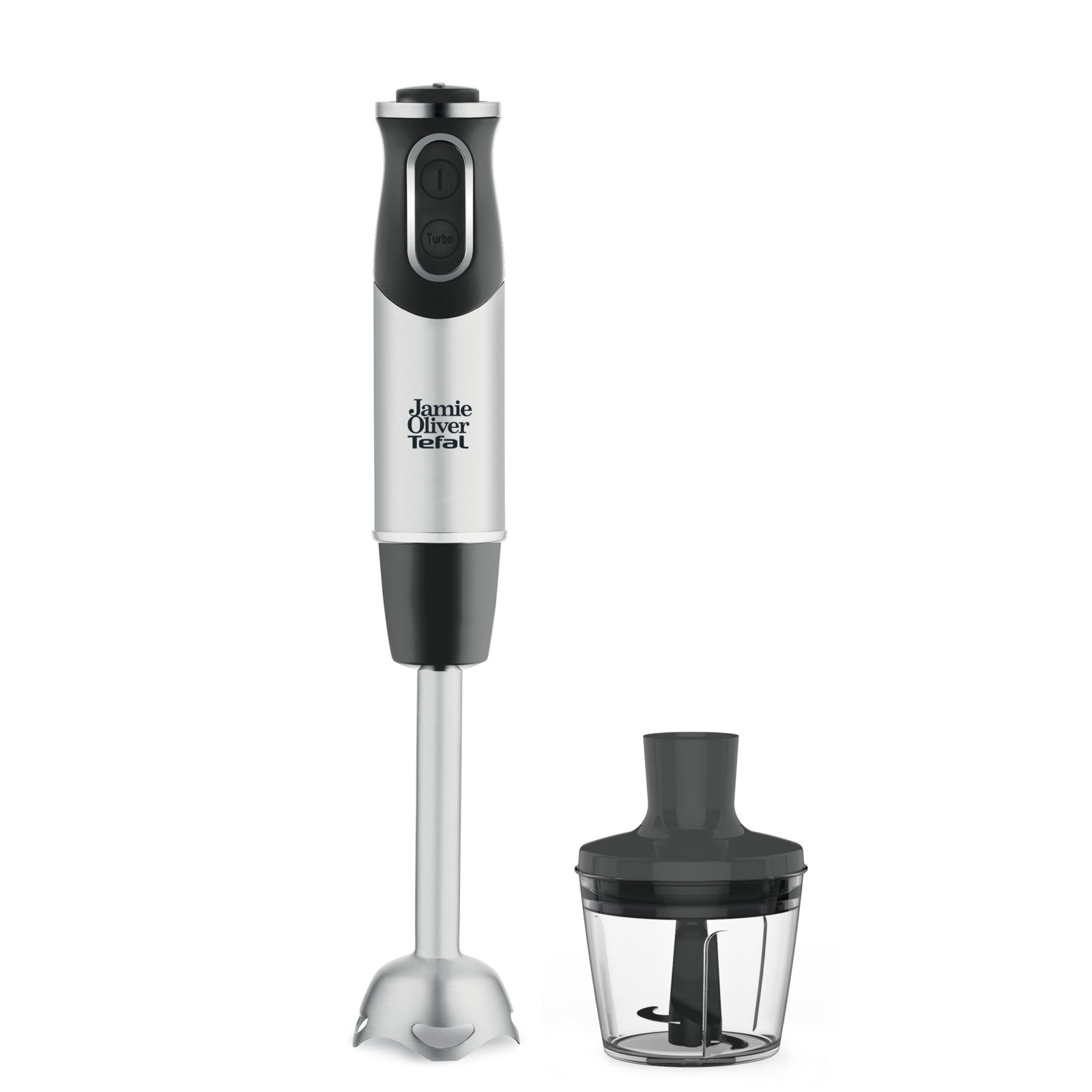 Tefal HB65JD Jamie Oliver Stabmixer Zerkleinerer Set Edelstahl