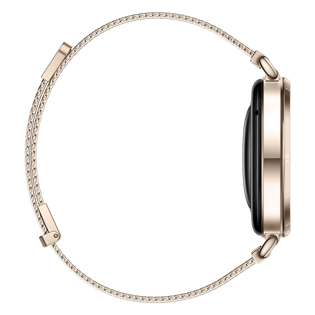 Huawei Watch GT6, 41mm, Goldenes Edelstahlgehäuse mit goldenem Milanaise-Armband