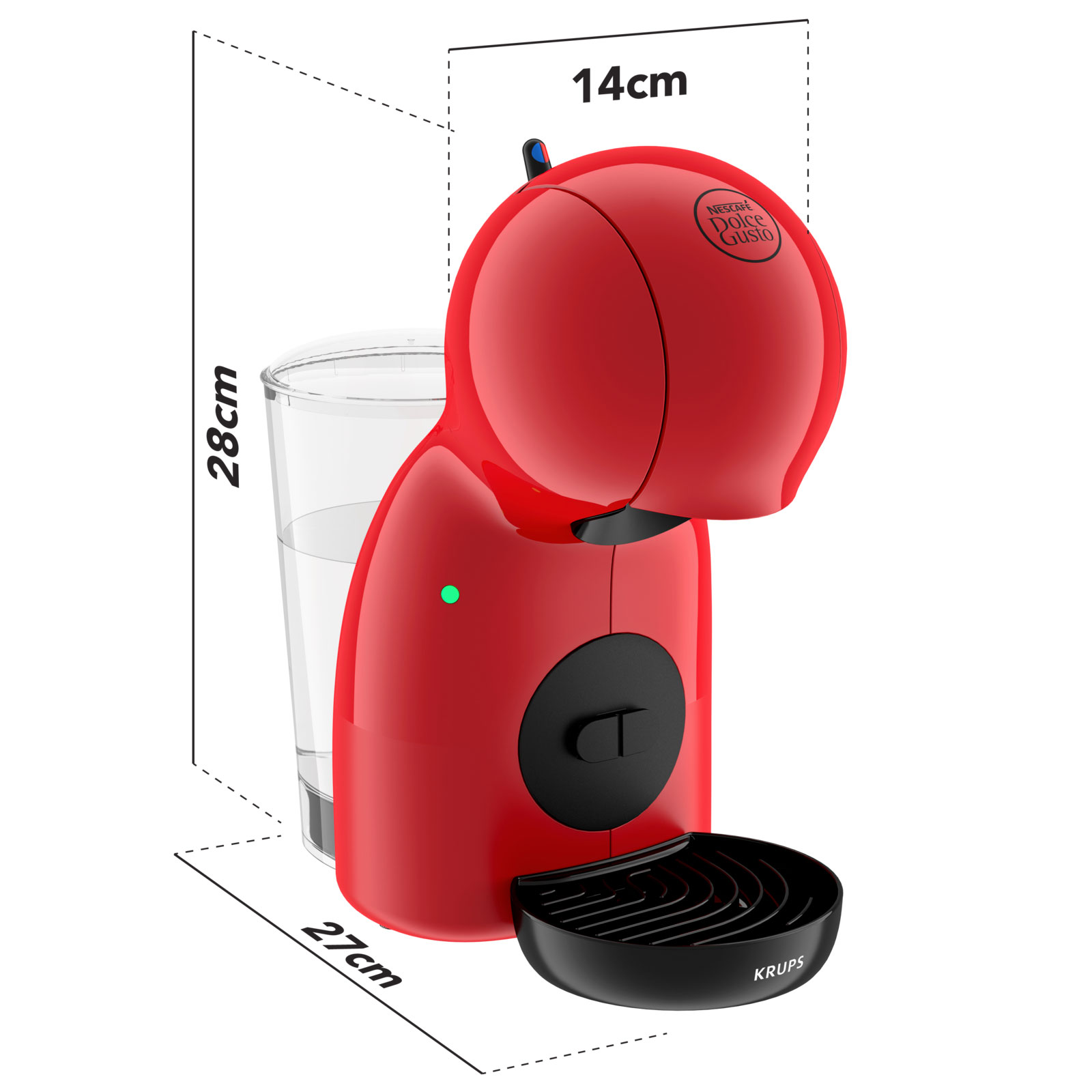 Krups KP1A35.25 Dolce Gusto PICCOLO XS + 1 Pck. KitKat