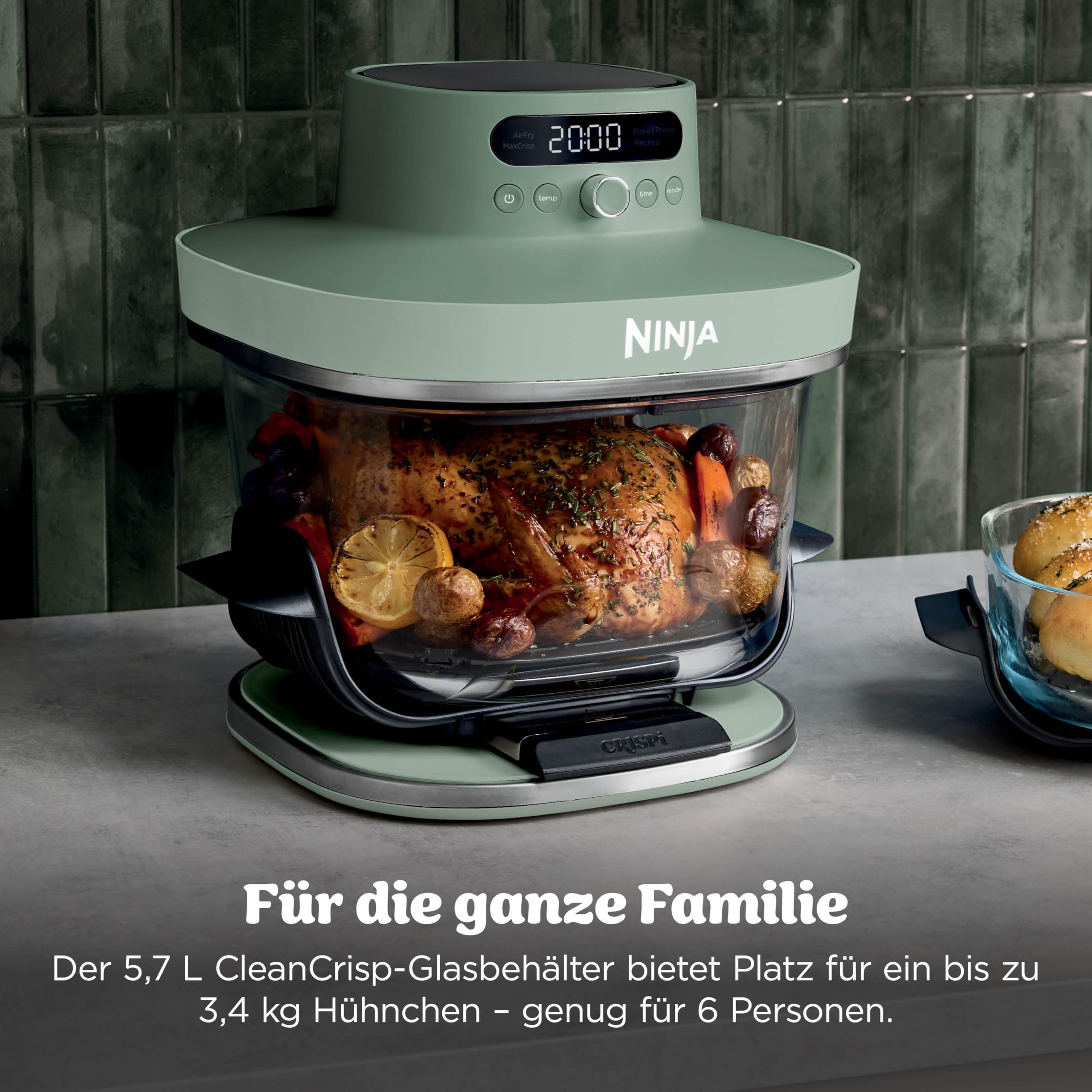Ninja CRISPi PRO XL Glas-Heißluftfritteuse