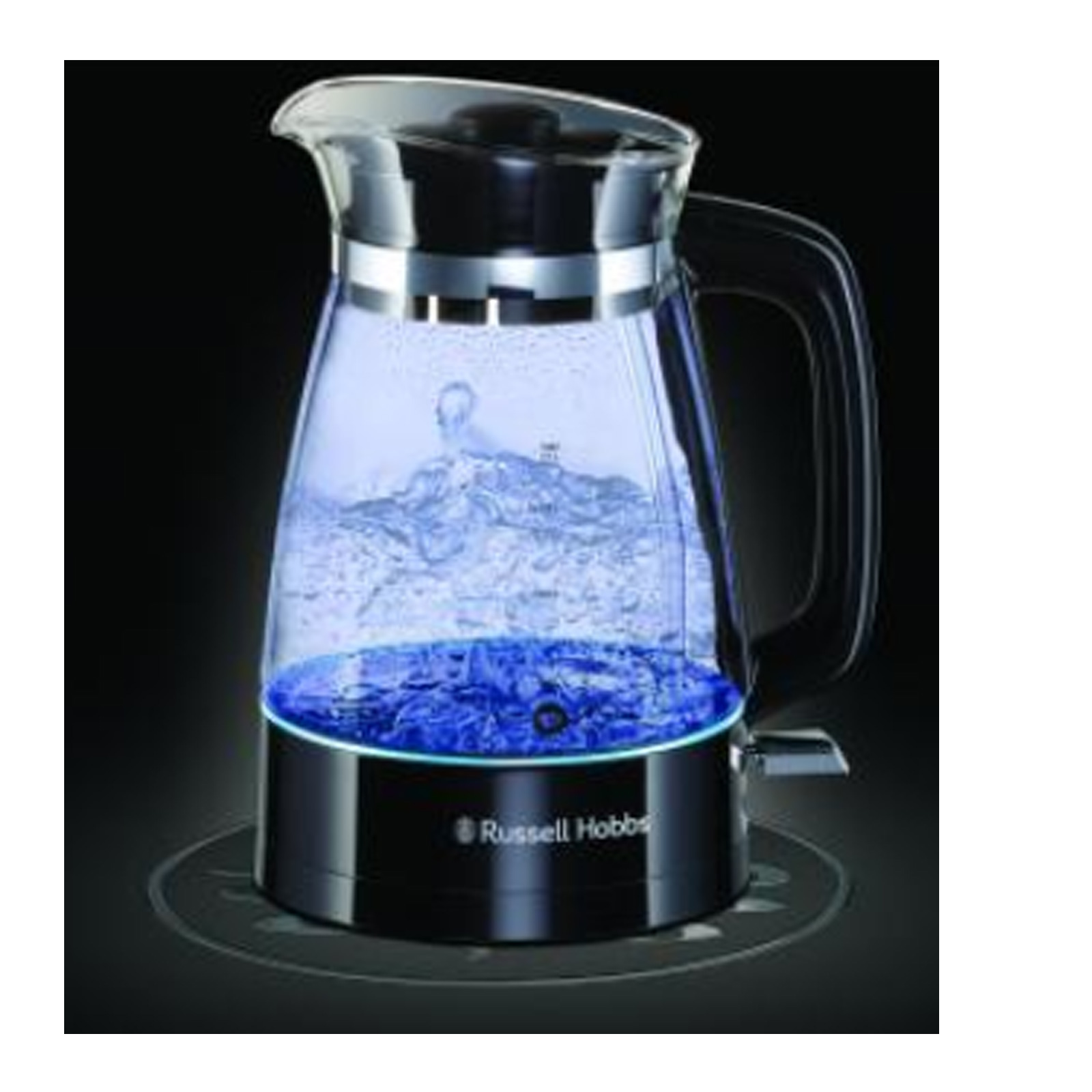 Russell Hobbs 26080-70 Classic Glas-Wasserkocher schwarz