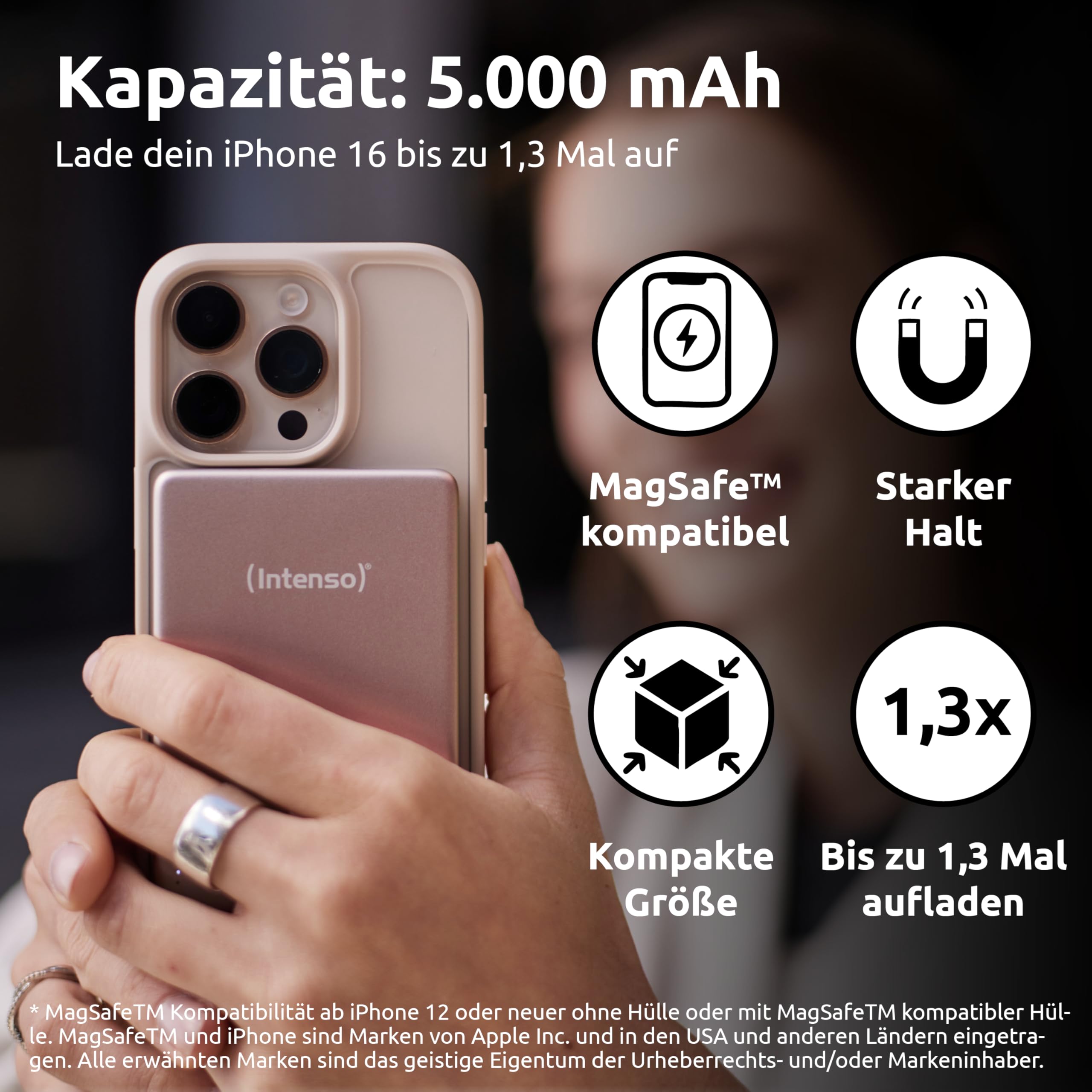 Intenso MW5000 Magnetische Powerbank 5000 mAh