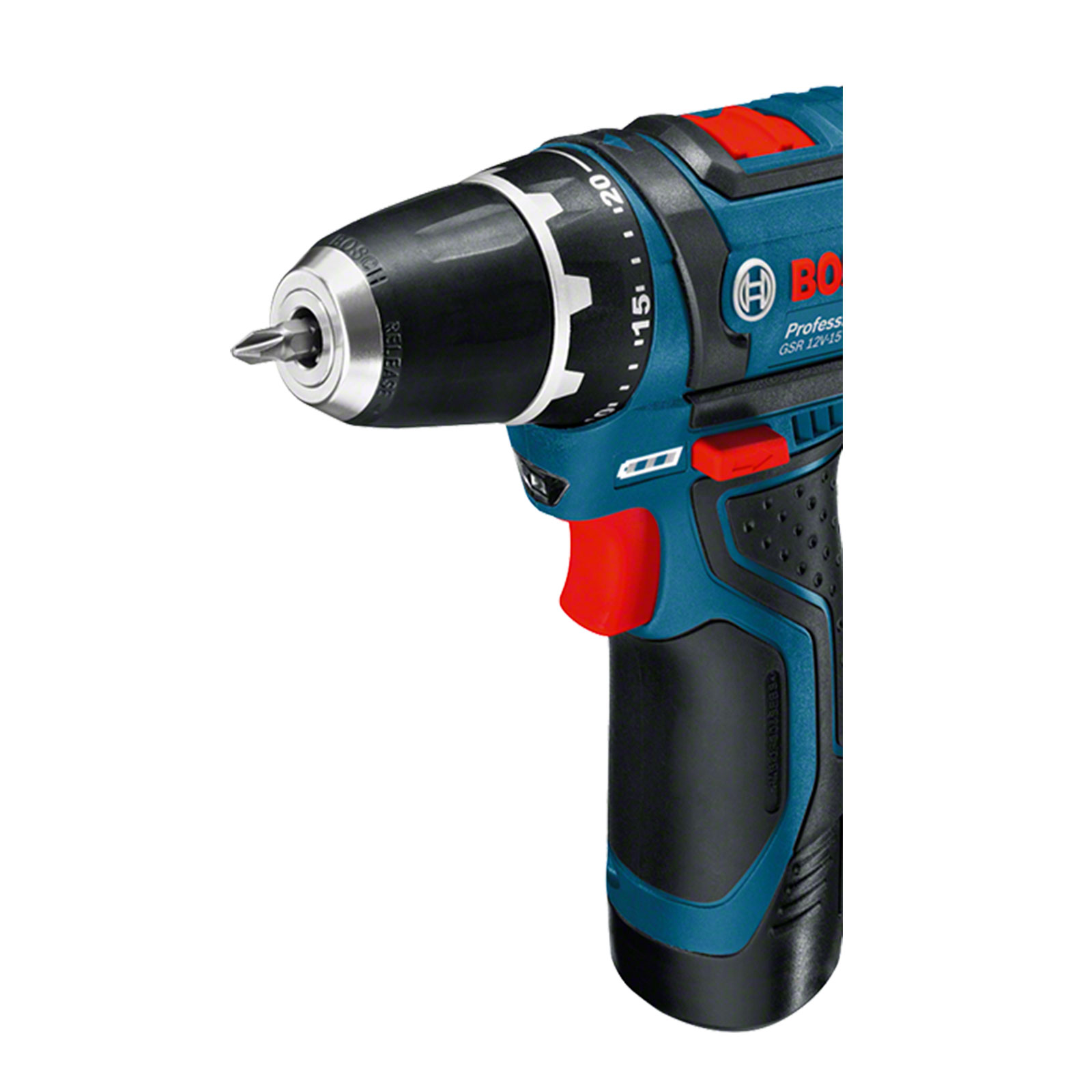 Bosch Professional GSR 12V-15 Set Bohrschrauber (Akku)