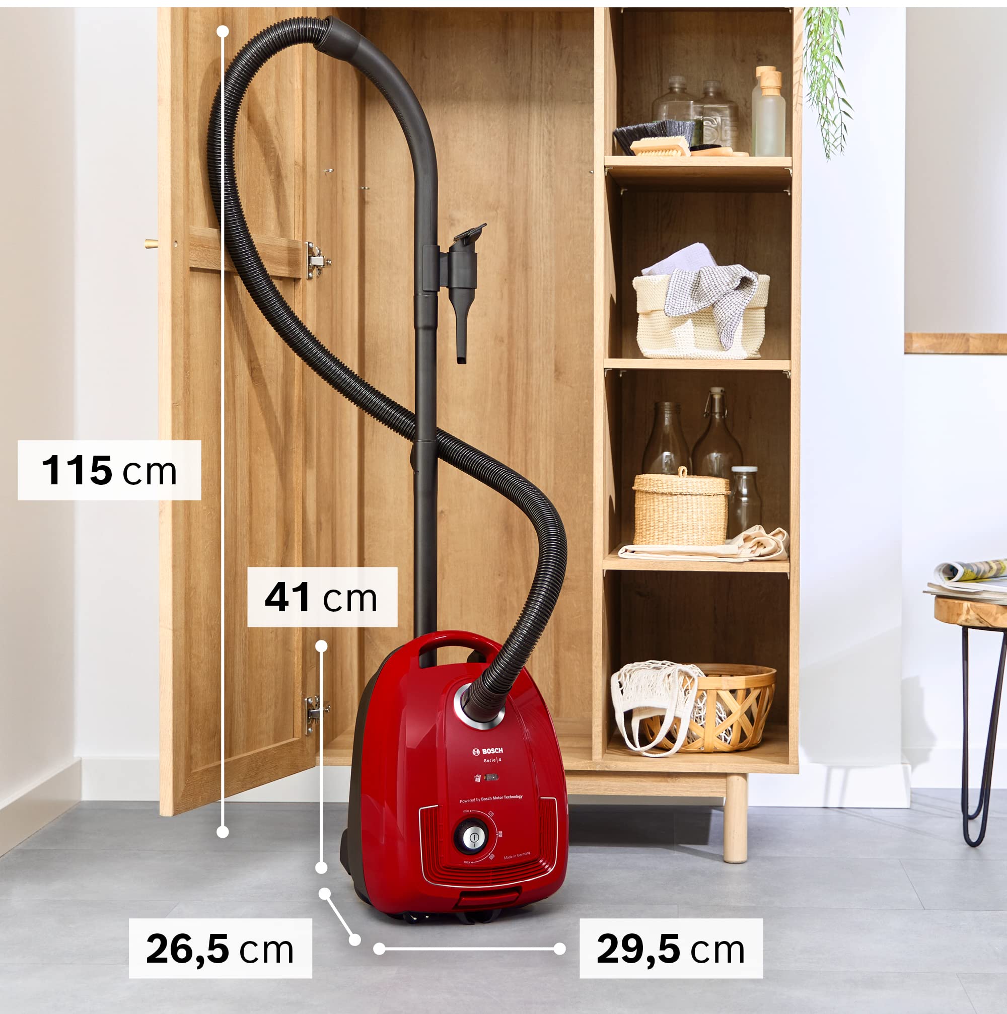 Bosch BGD38RD1H Staubsauger Bodenreinigung mit Beutel