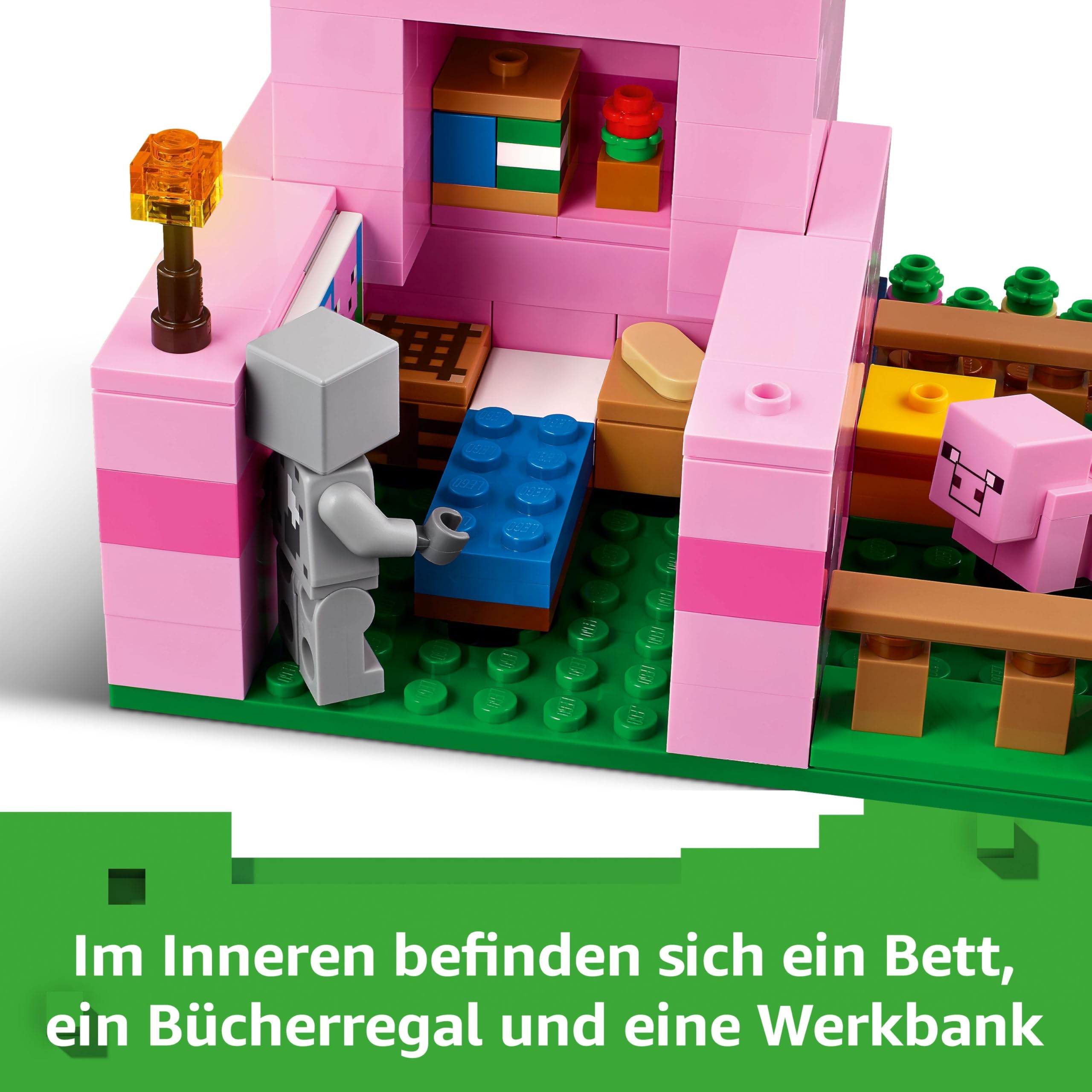 LEGO Minecraft Das Babyschwein-Haus 21268