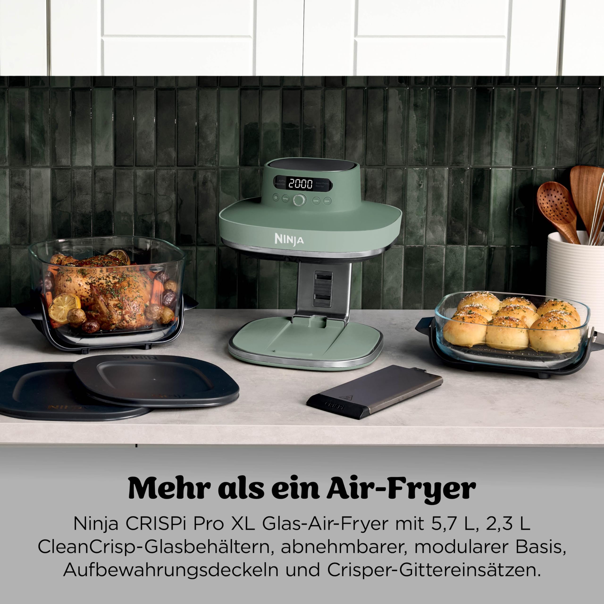 Ninja CRISPi PRO XL Glas-Heißluftfritteuse