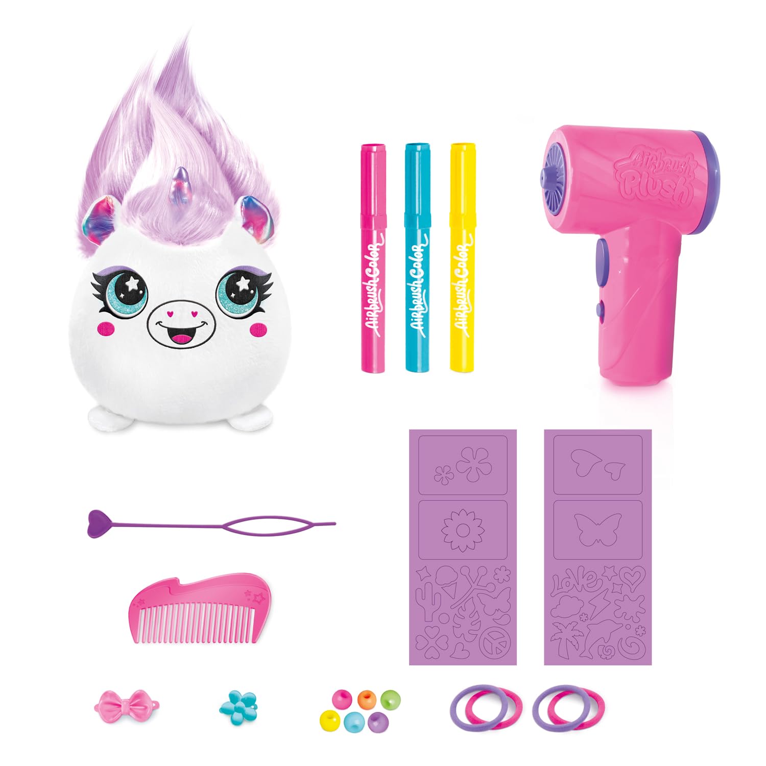 Canal Toys - Airbrush Plush - Hair'iffic Kuscheltier zum Stylen & Dekorieren