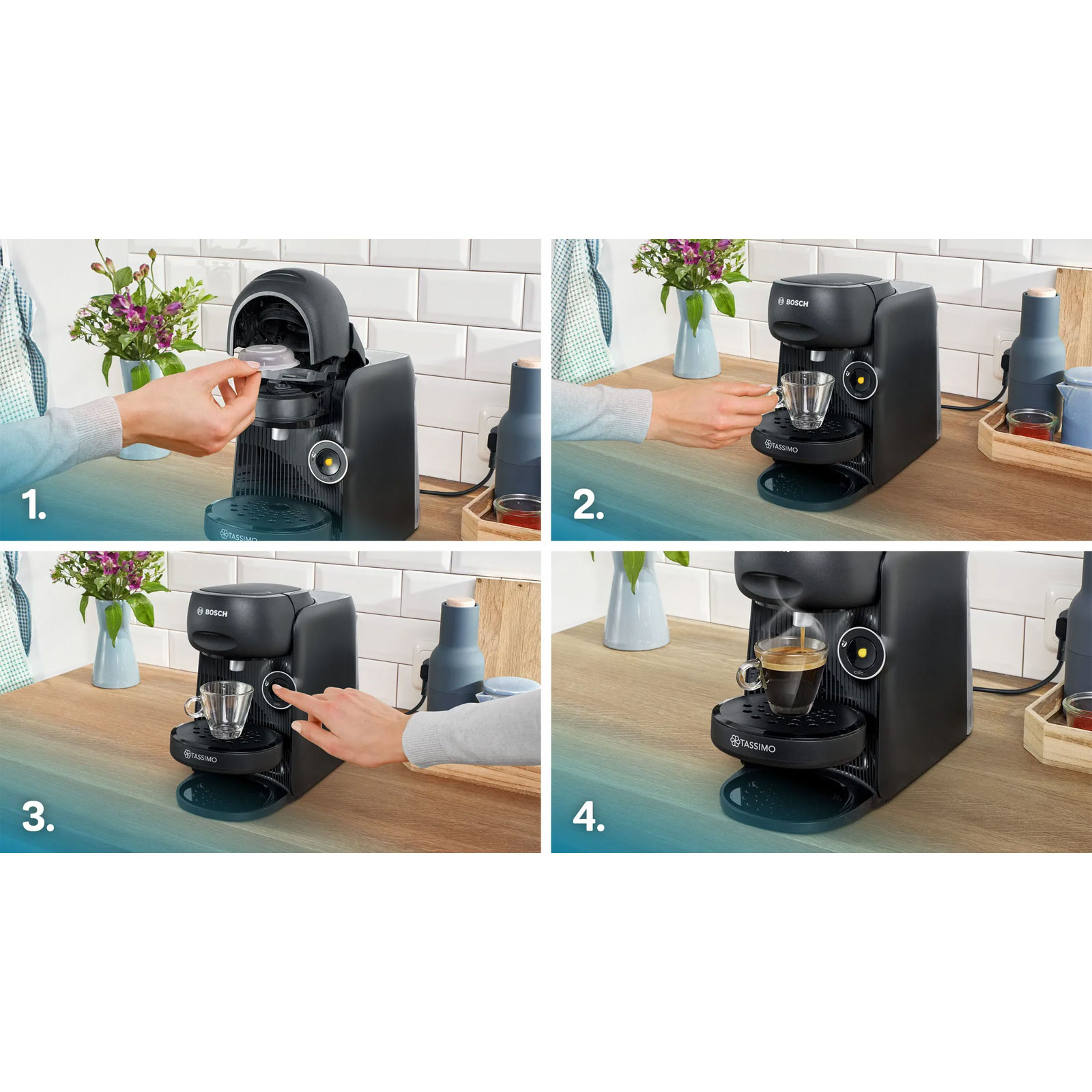 Bosch TAS16xx TASSIMO Multi-Getränke-Autom. FINESSE 
