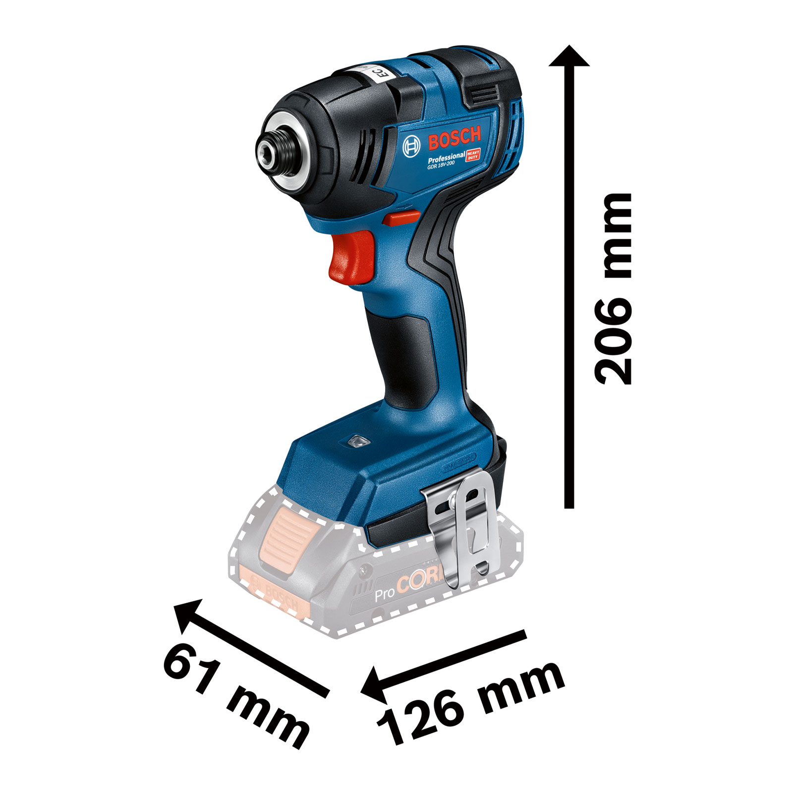 Bosch Professional GDR 18V-200 + GSR 18V-55