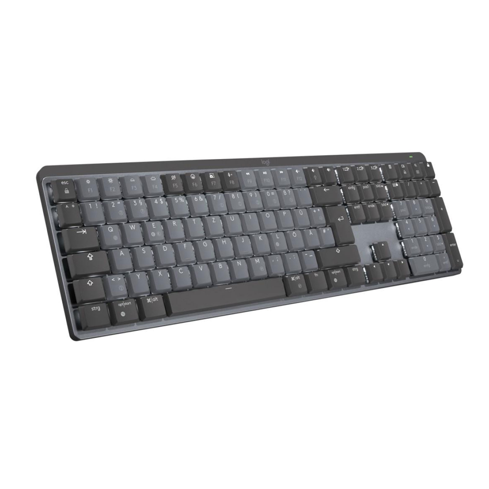 Logitech MX Mechanical Linear RF Wireless + Bluetooth Tastatur grau
