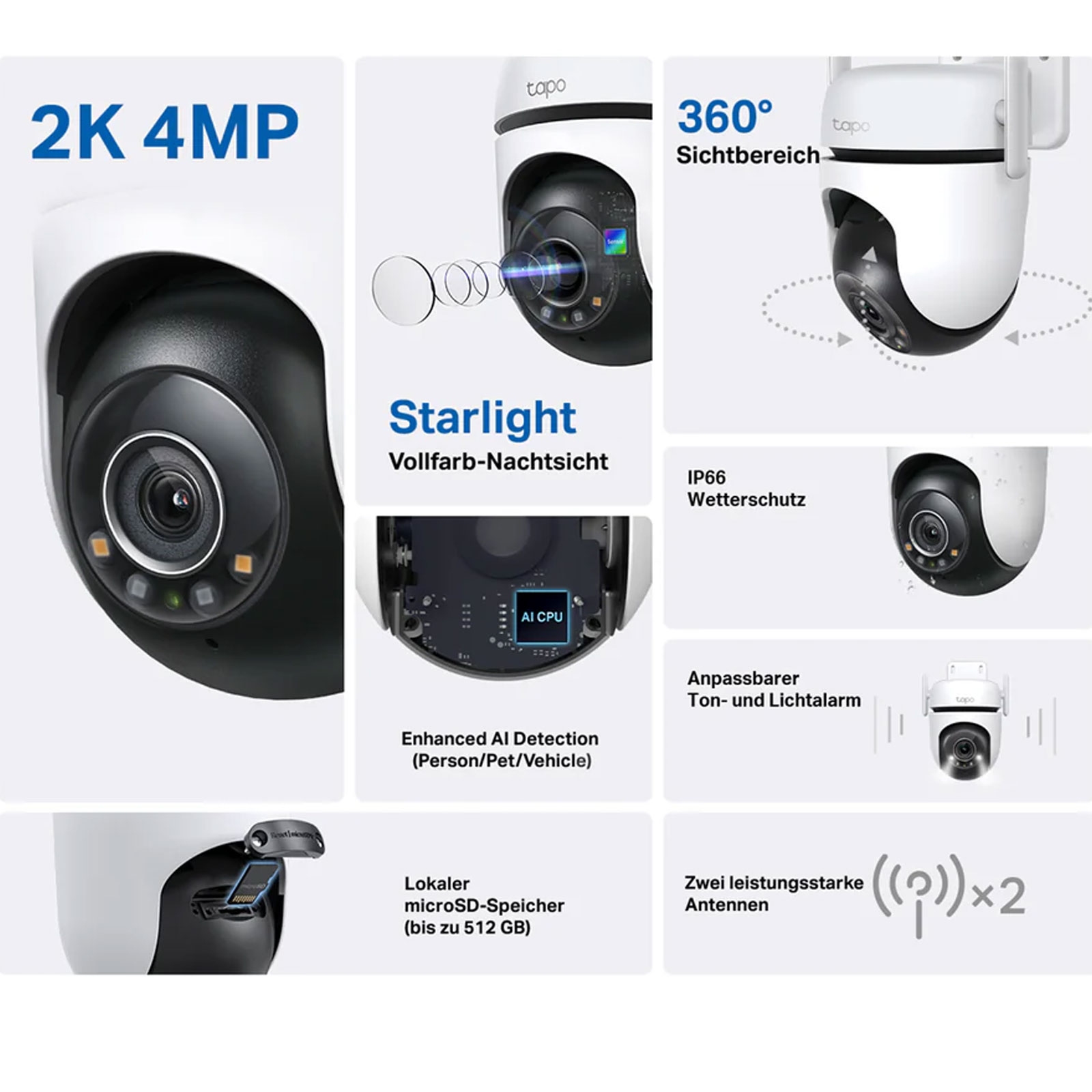 TAPO C520WS CAM - OUTD/IND