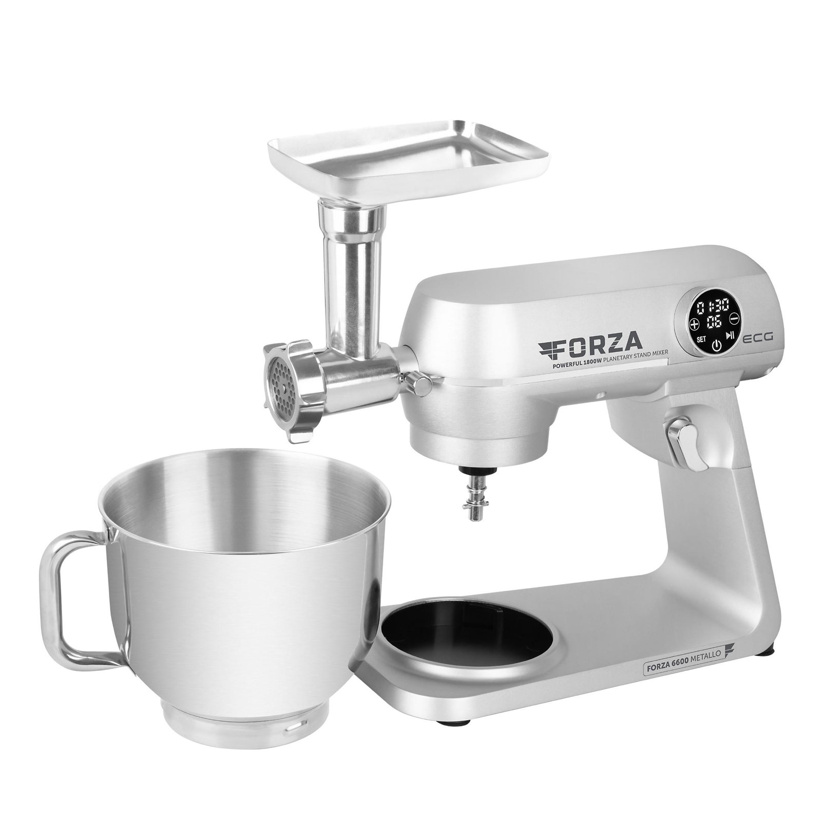 ECG Küchenmaschine FORZA 6600 Metallo Scuro ECG Küchenmaschine FORZA 6600 Metallo Scuro