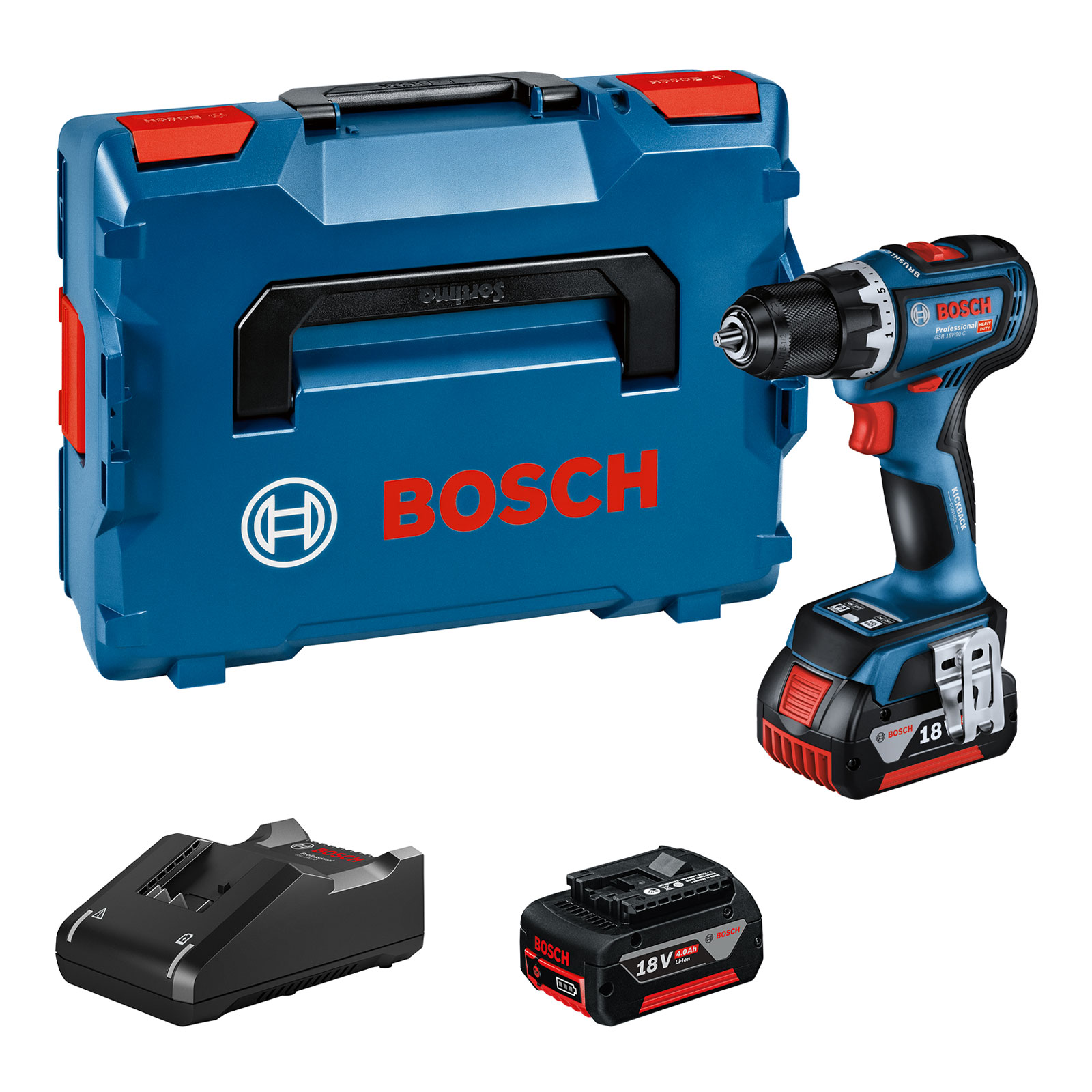 Bosch Professional PB_ON GSR 18V-90 C 2x4,0, L-BOXX
