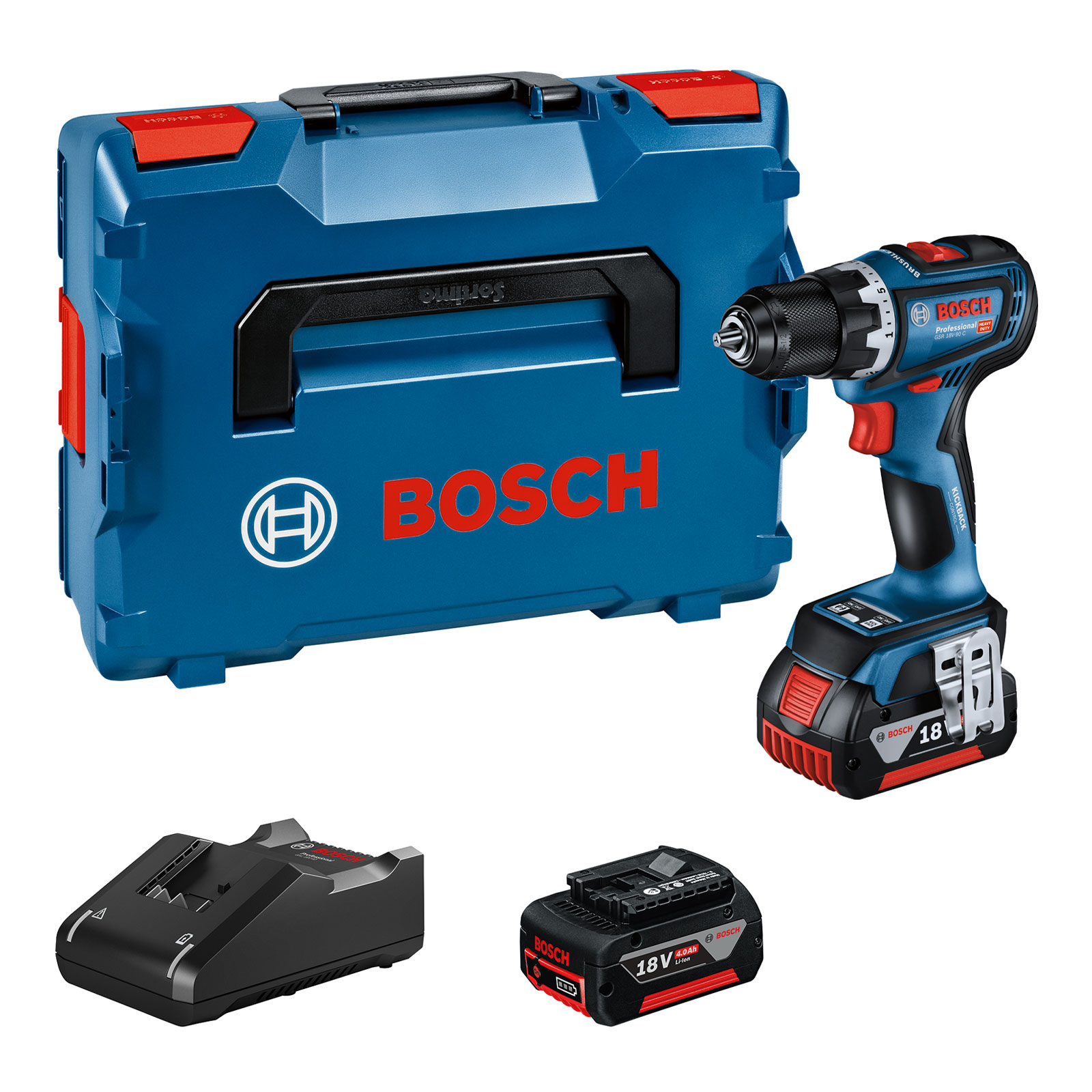 Bosch Professional PB_ON GSR 18V-90 C 2x4,0, L-BOXX Bosch Professional PB_ON GSR 18V-90 C 2x4,0, L-BOXX