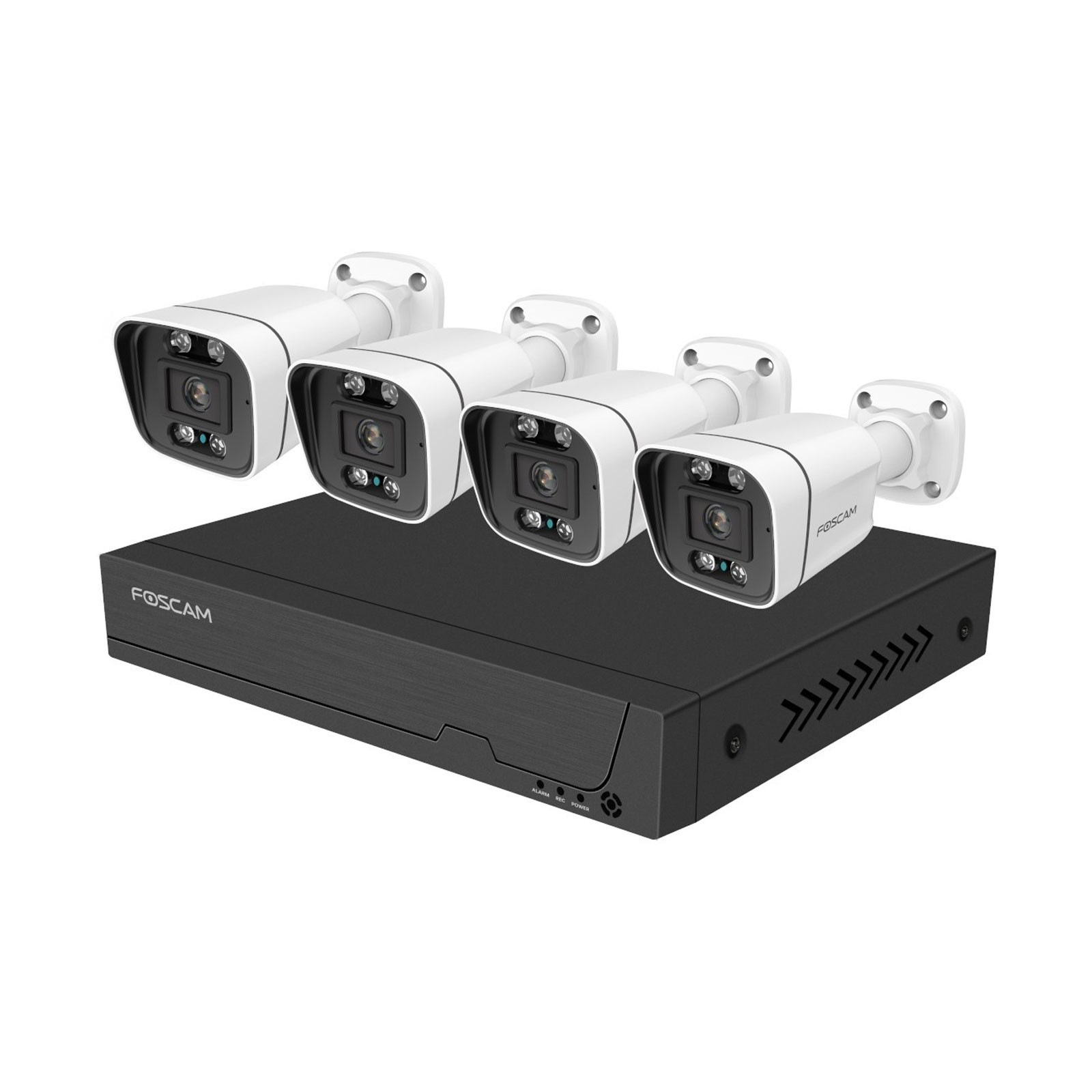 Foscam FNA 108 E B4 2T (Weiß) Komplettset für Videoüberwachung