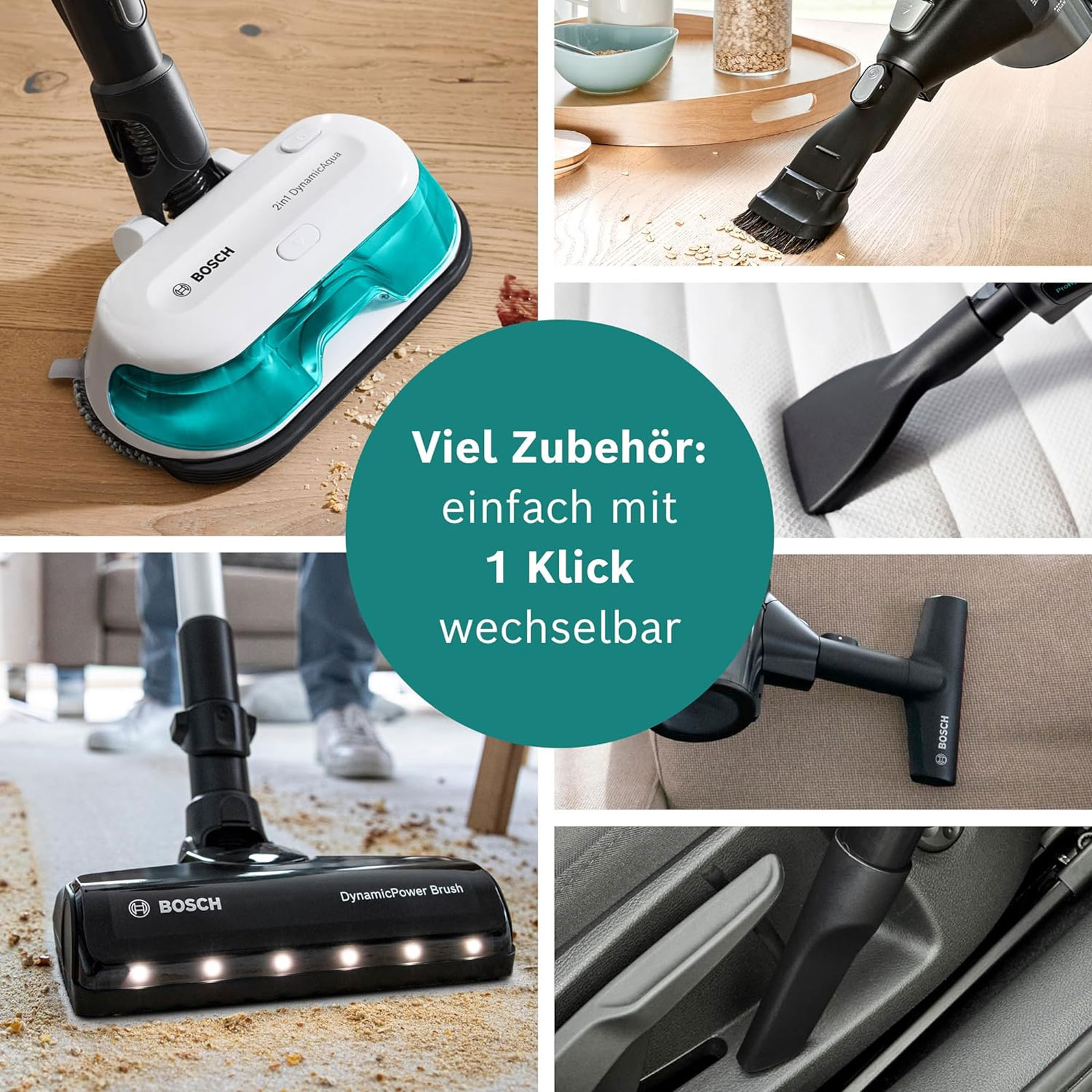 Bosch Unlimited 7 ProHygienic Aqua BKS71HYG1 Akku-Staubsauger