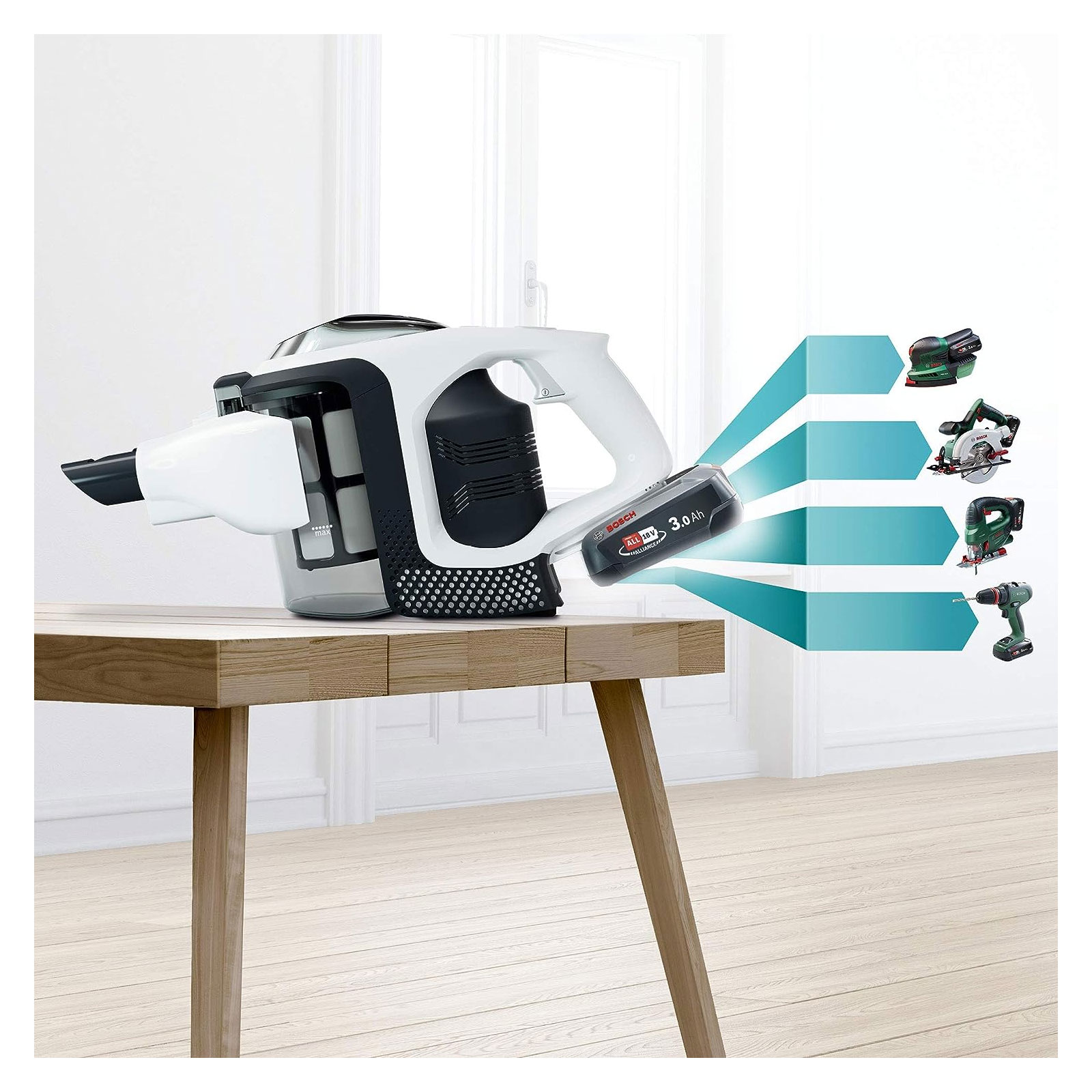 Bosch Home and Garden, Kabellos, Serie 8 BBS812PCK